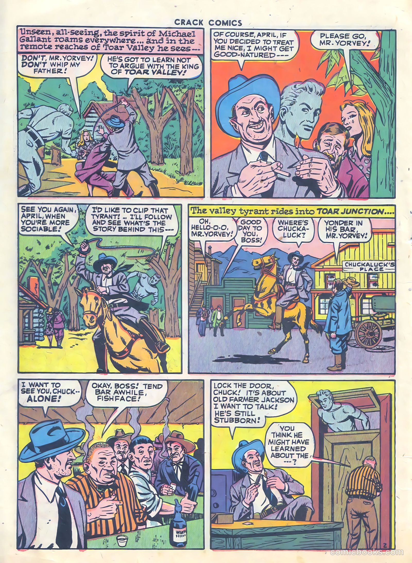 Crack Comics #37 (1945) — page 4