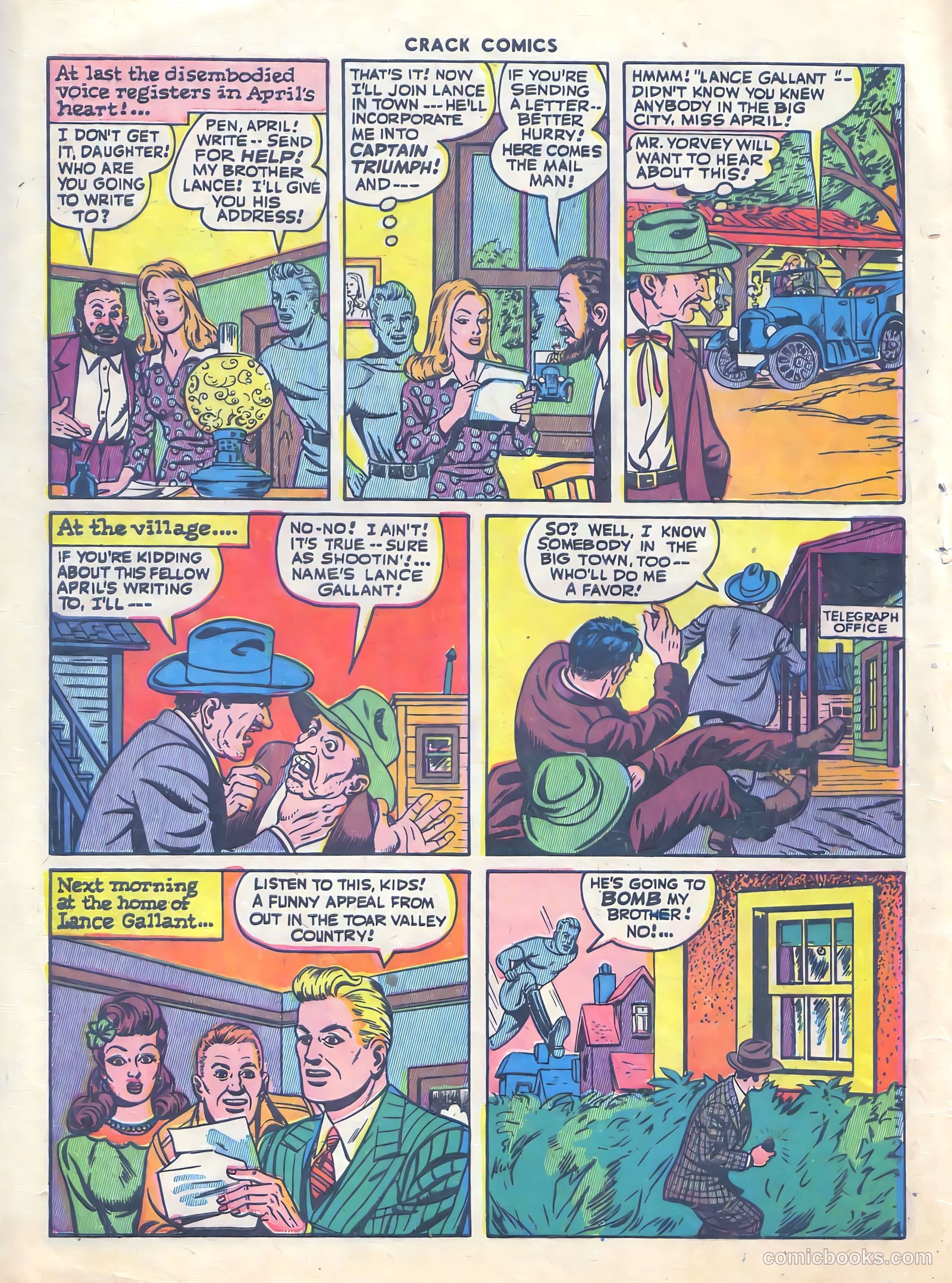 Crack Comics #37 (1945) — page 6