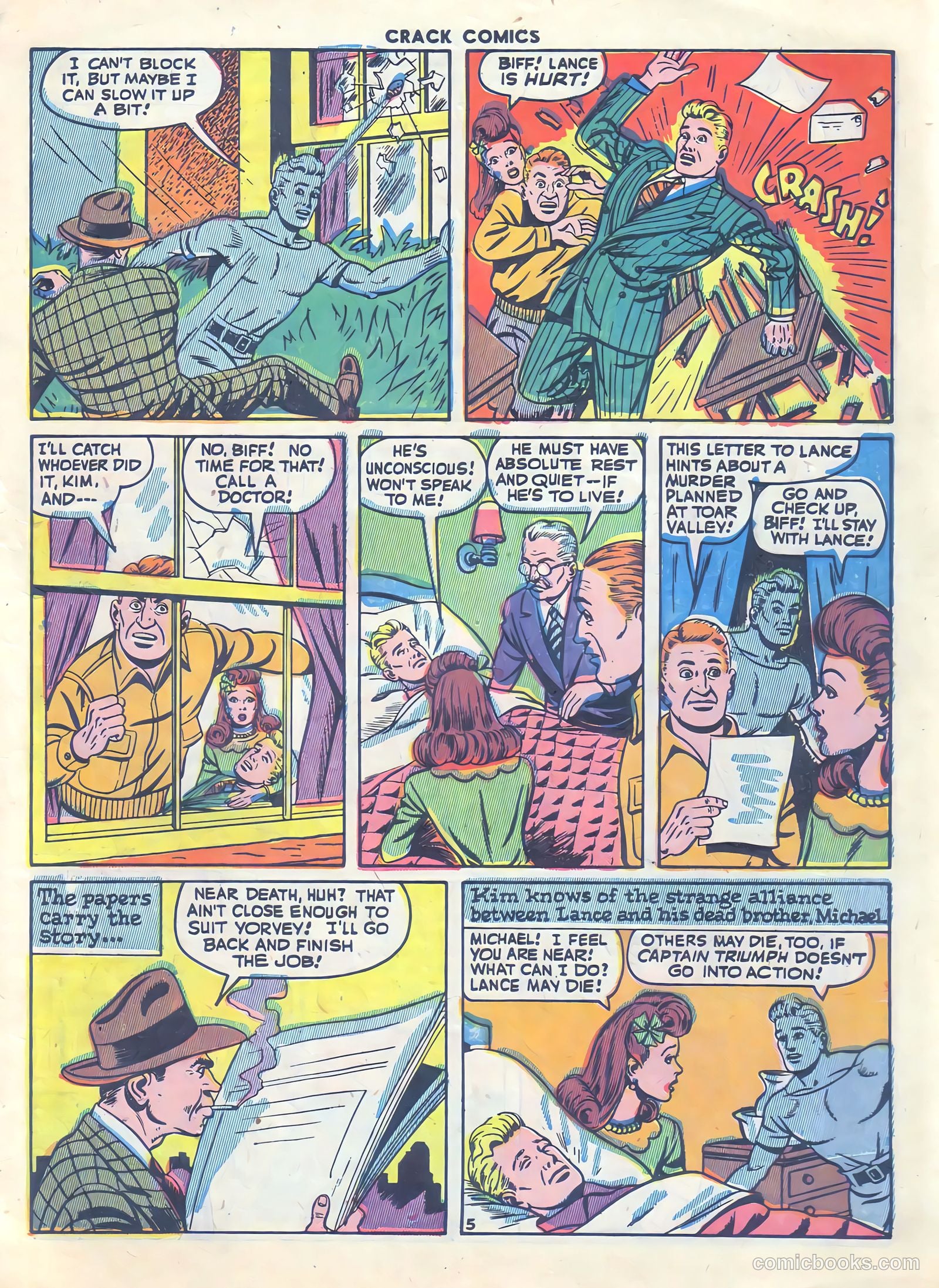 Crack Comics #37 (1945) — page 7