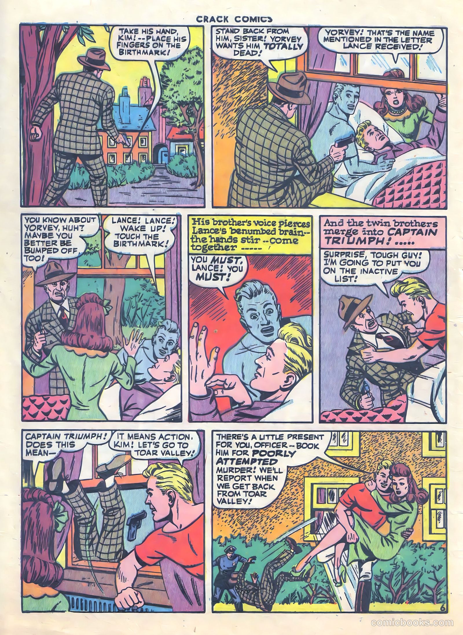 Crack Comics #37 (1945) — page 8