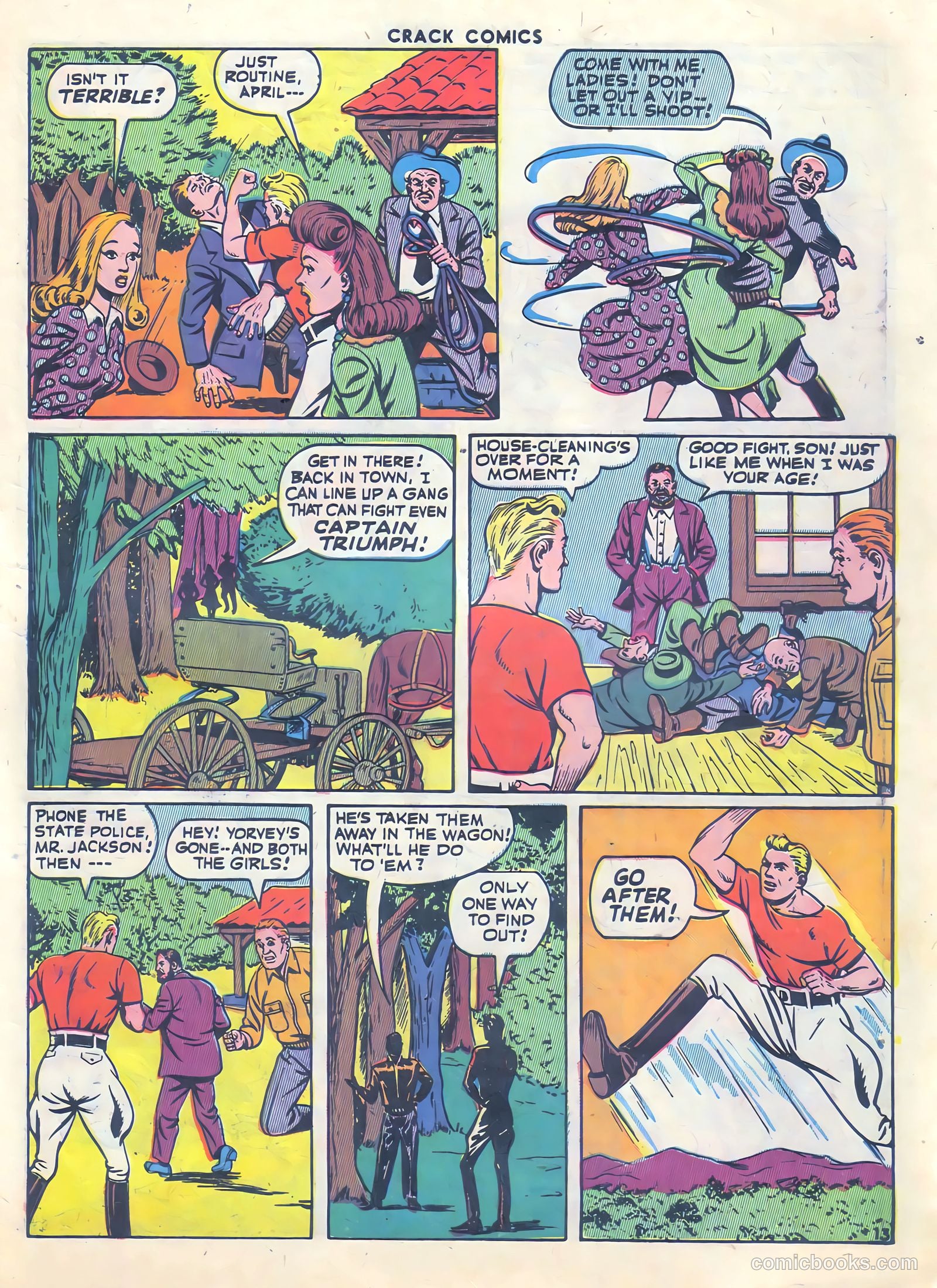 Crack Comics #37 (1945) — page 15