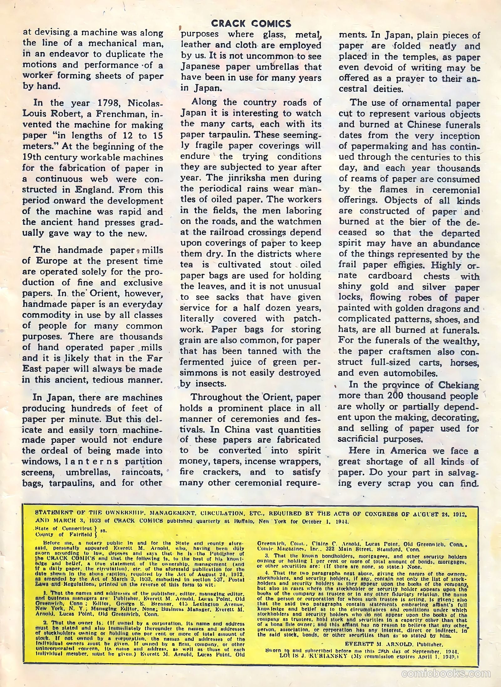 Crack Comics #37 (1945) — page 41