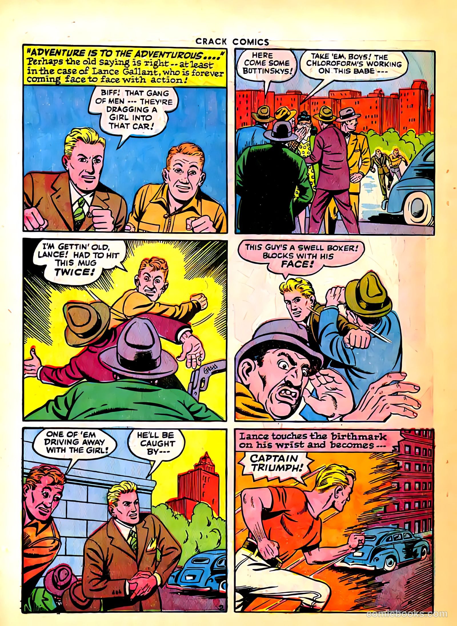 Crack Comics #38 (1945) — page 4