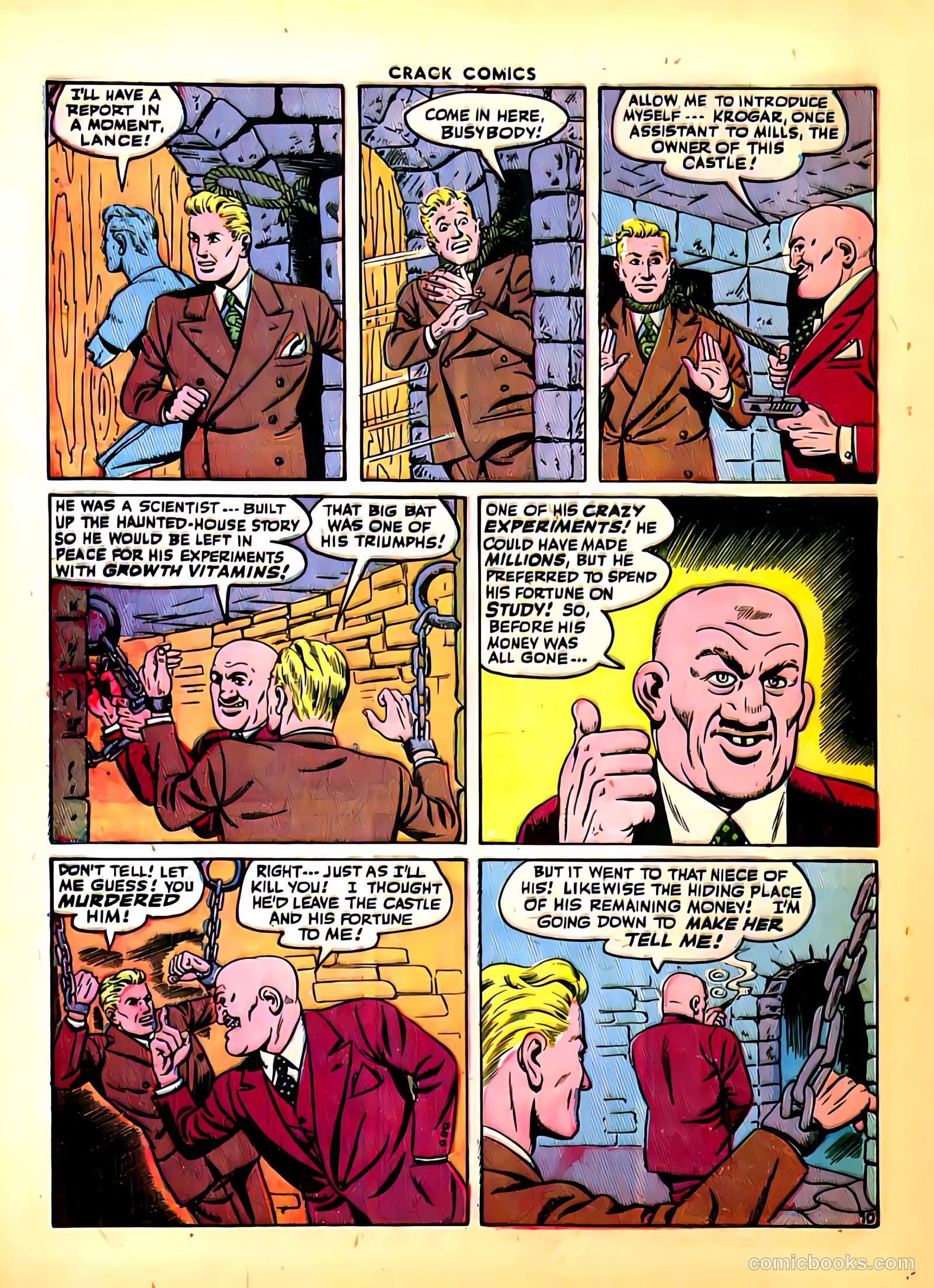 Crack Comics #38 (1945) — page 12