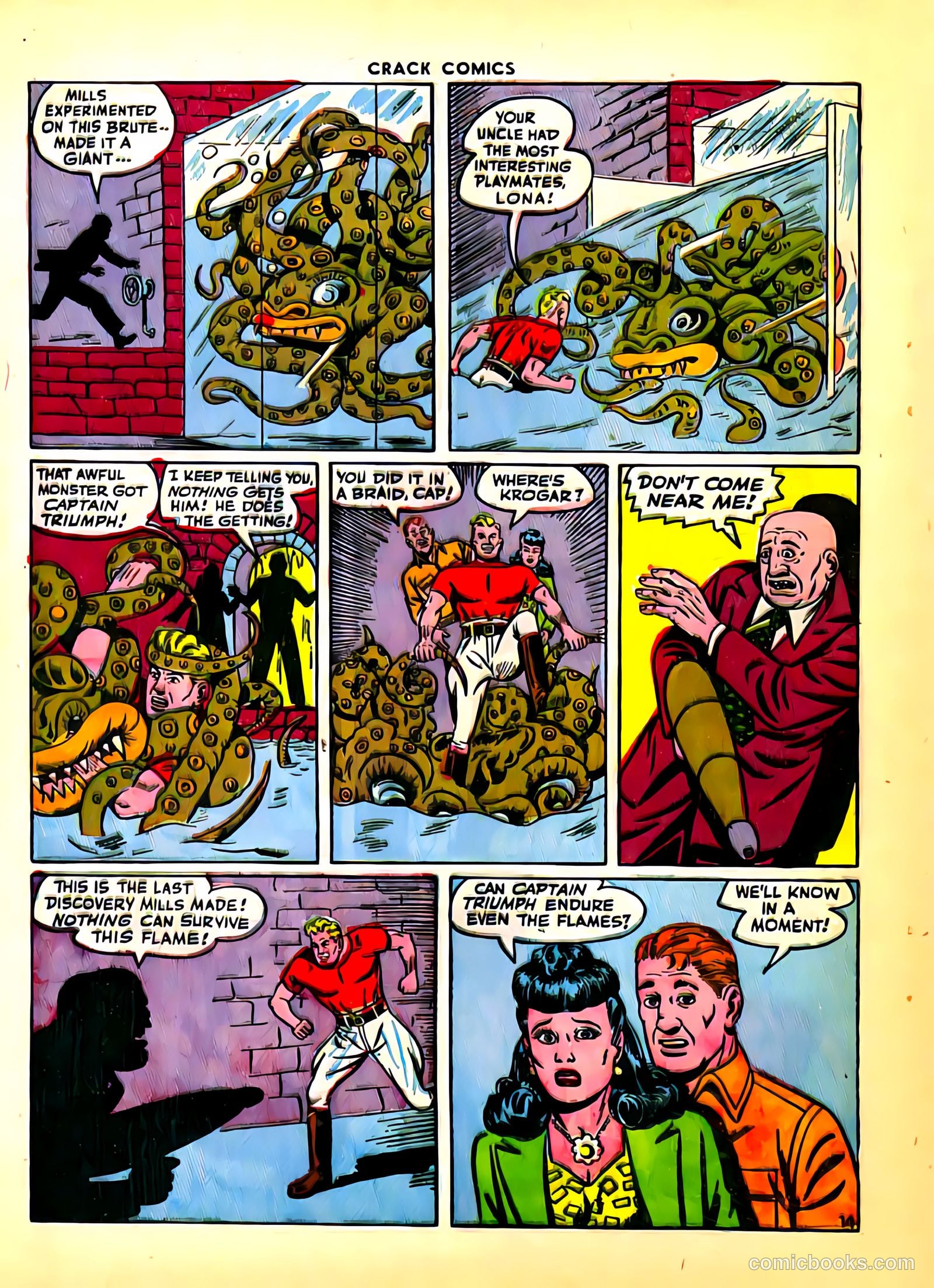 Crack Comics #38 (1945) — page 16