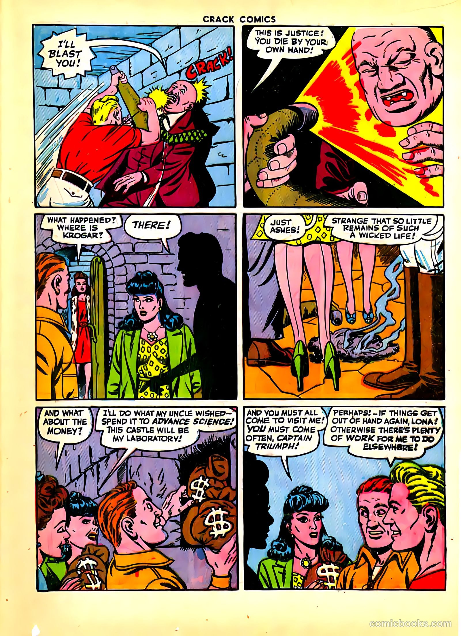 Crack Comics #38 (1945) — page 17