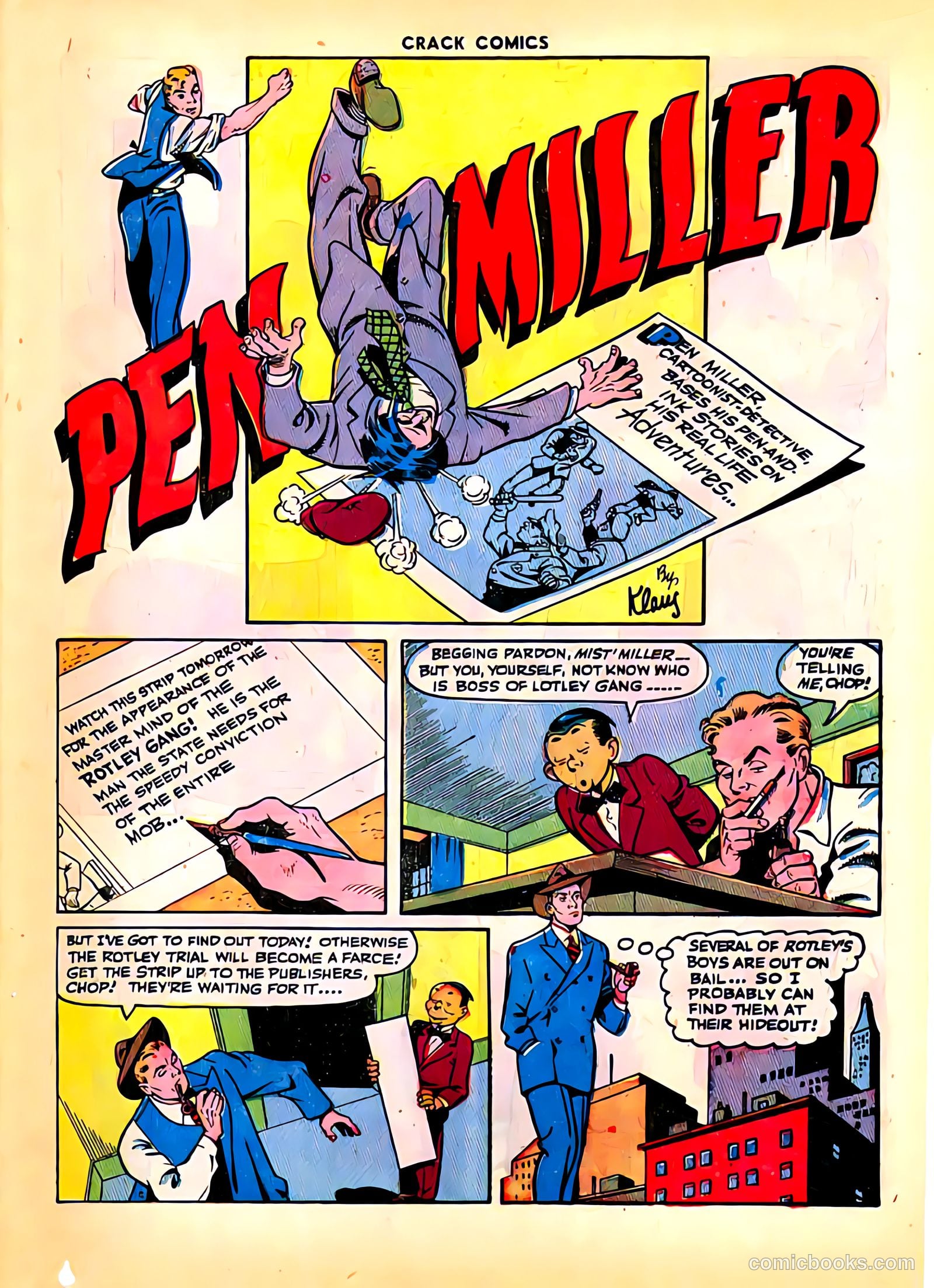 Crack Comics #38 (1945) — page 19