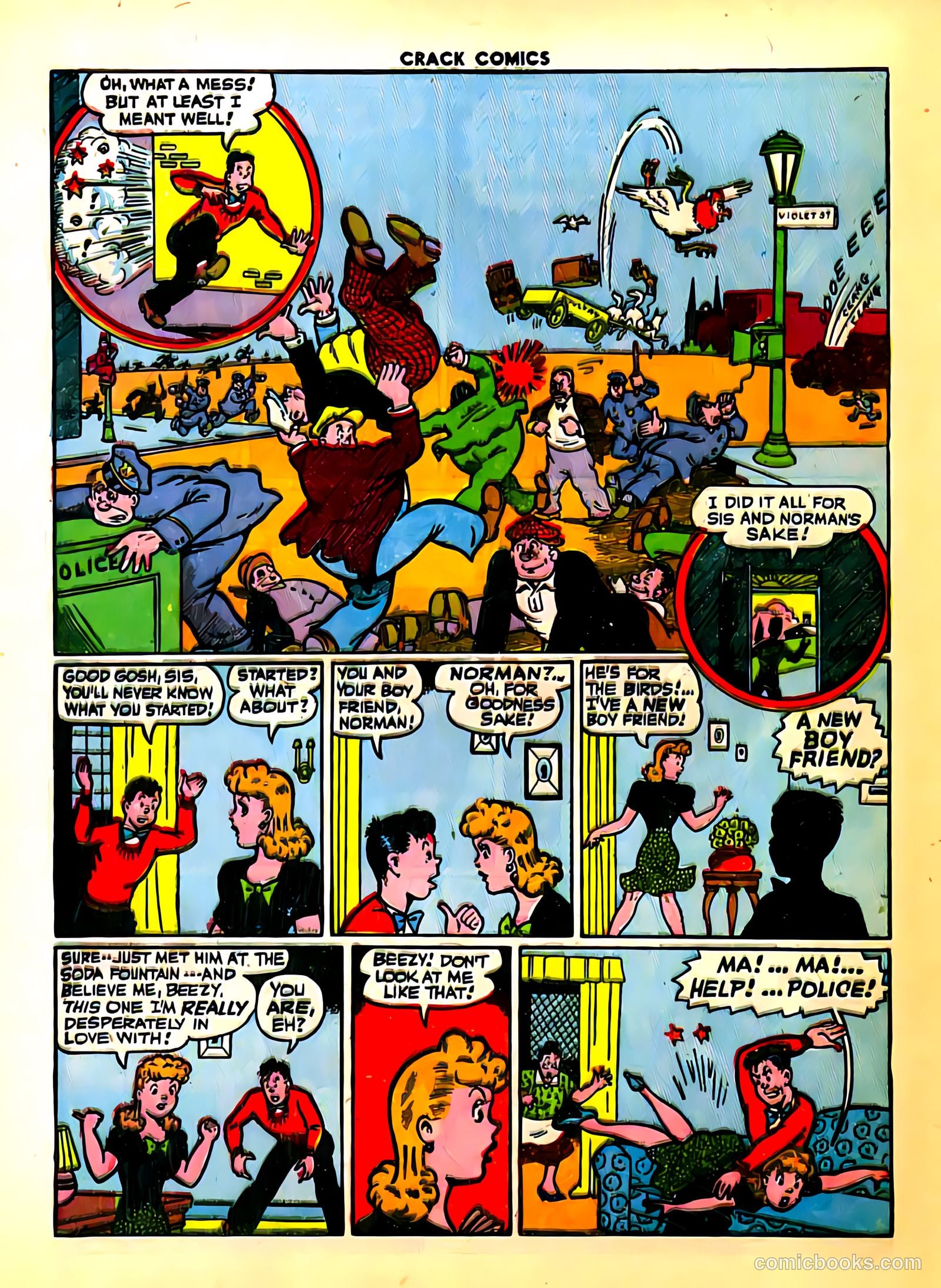 Crack Comics #38 (1945) — page 58