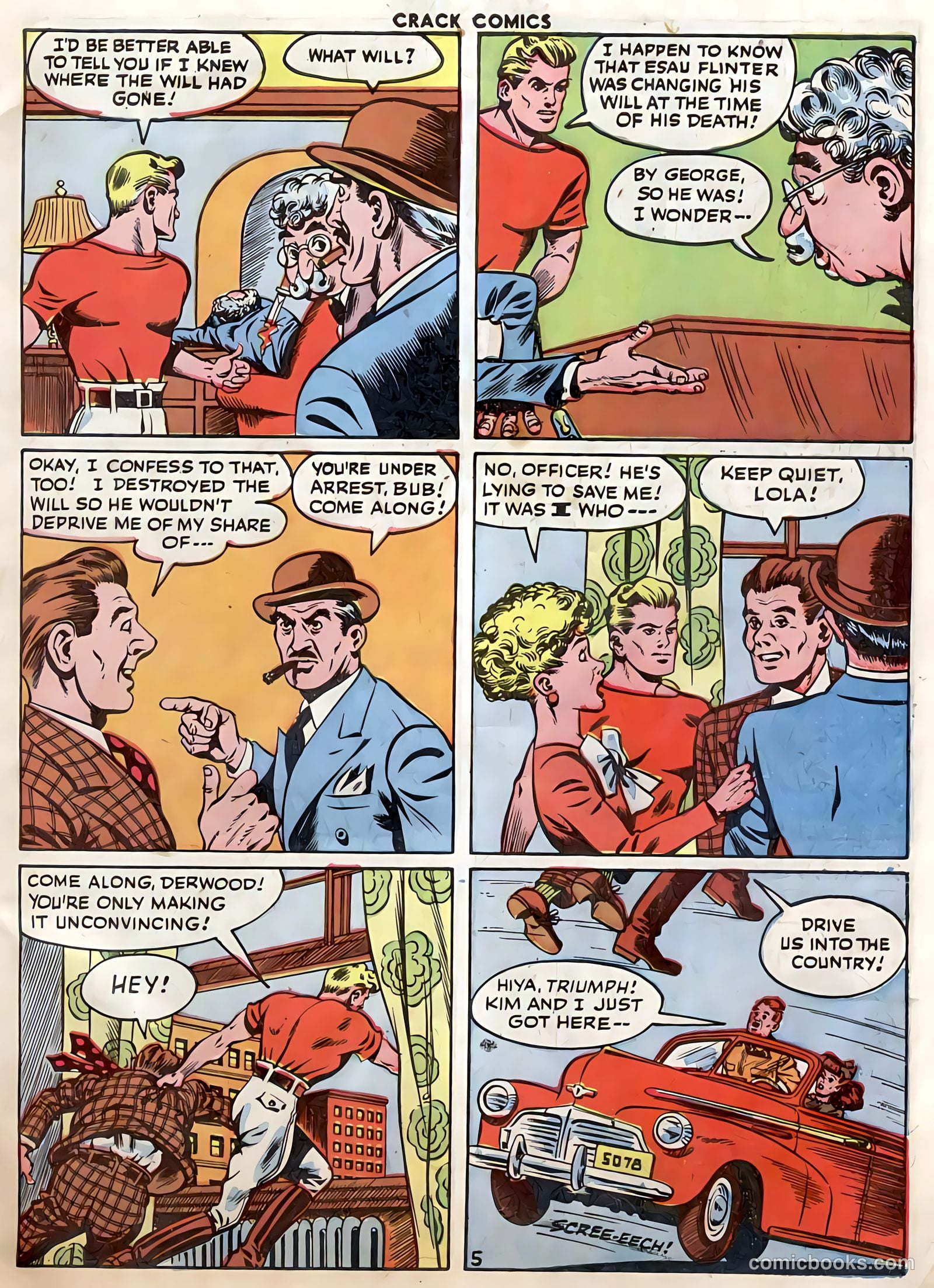 Crack Comics #40 (1945) — page 7