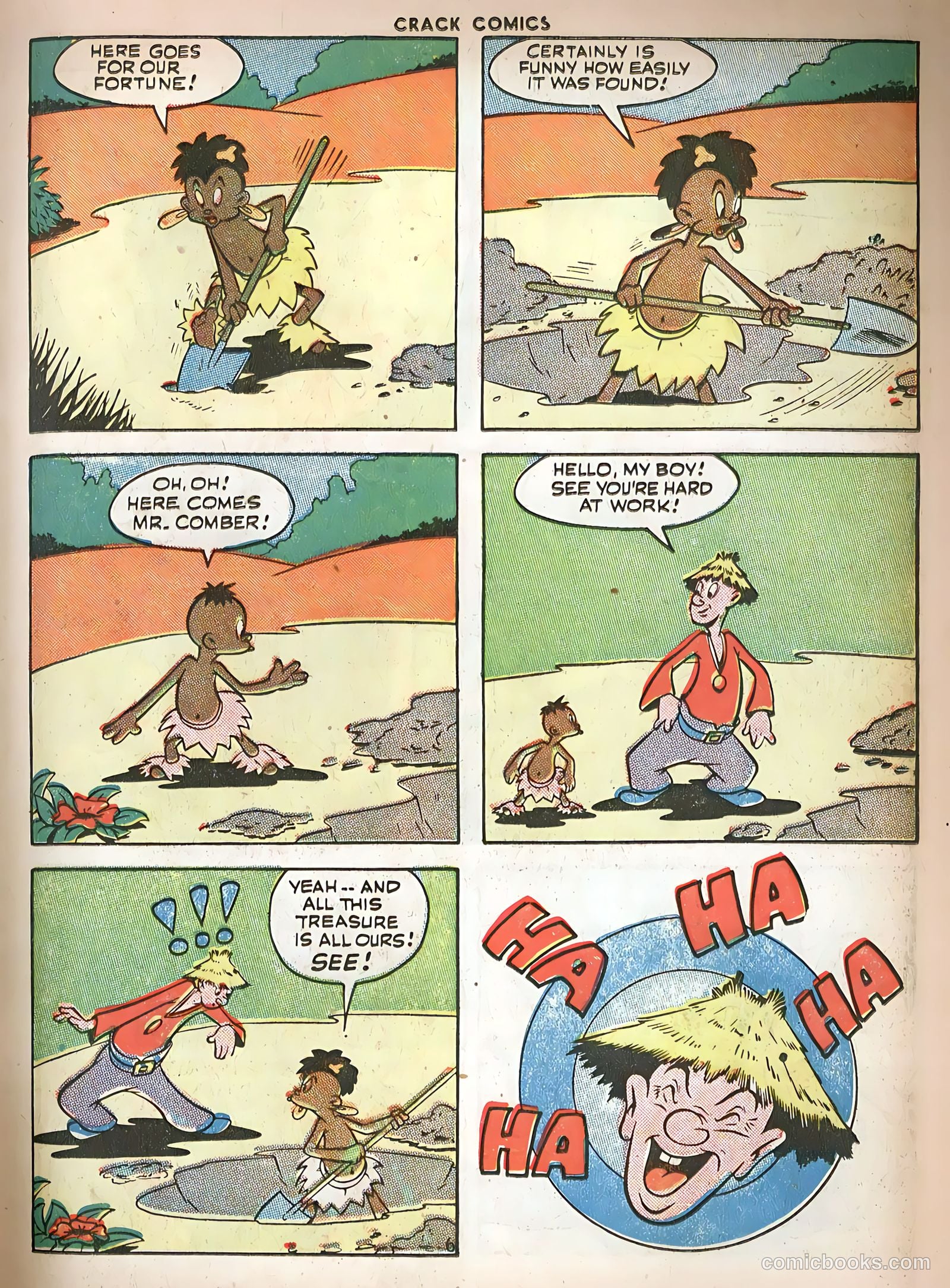 Crack Comics #41 (1946) — page 35