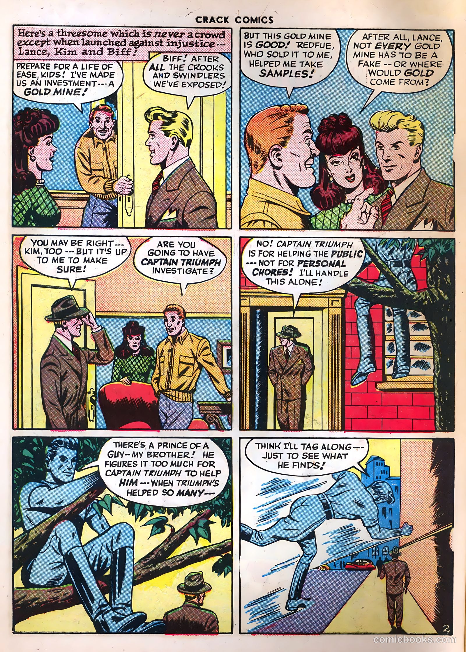 Crack Comics #42 (1946) — page 4