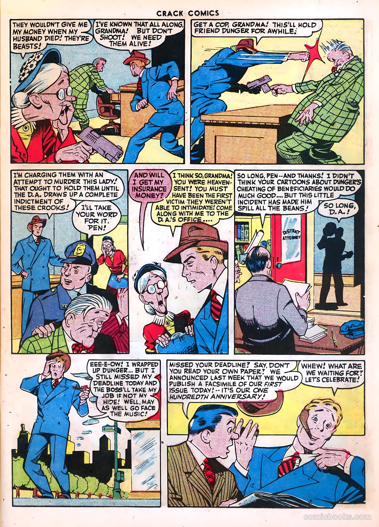 Crack Comics #42 (1946) — page 23