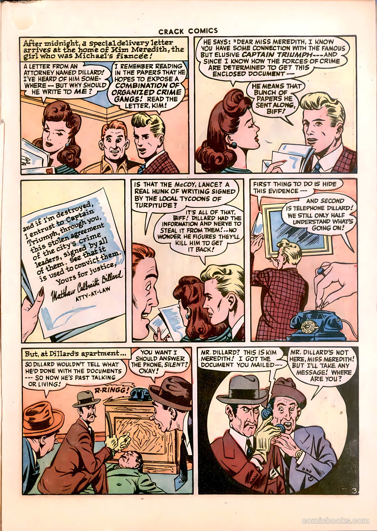Crack Comics #43 (1946) — page 5