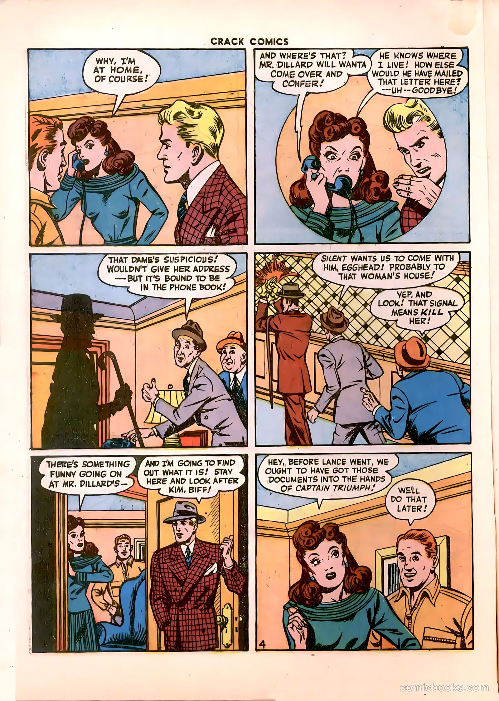 Crack Comics #43 (1946) — page 6