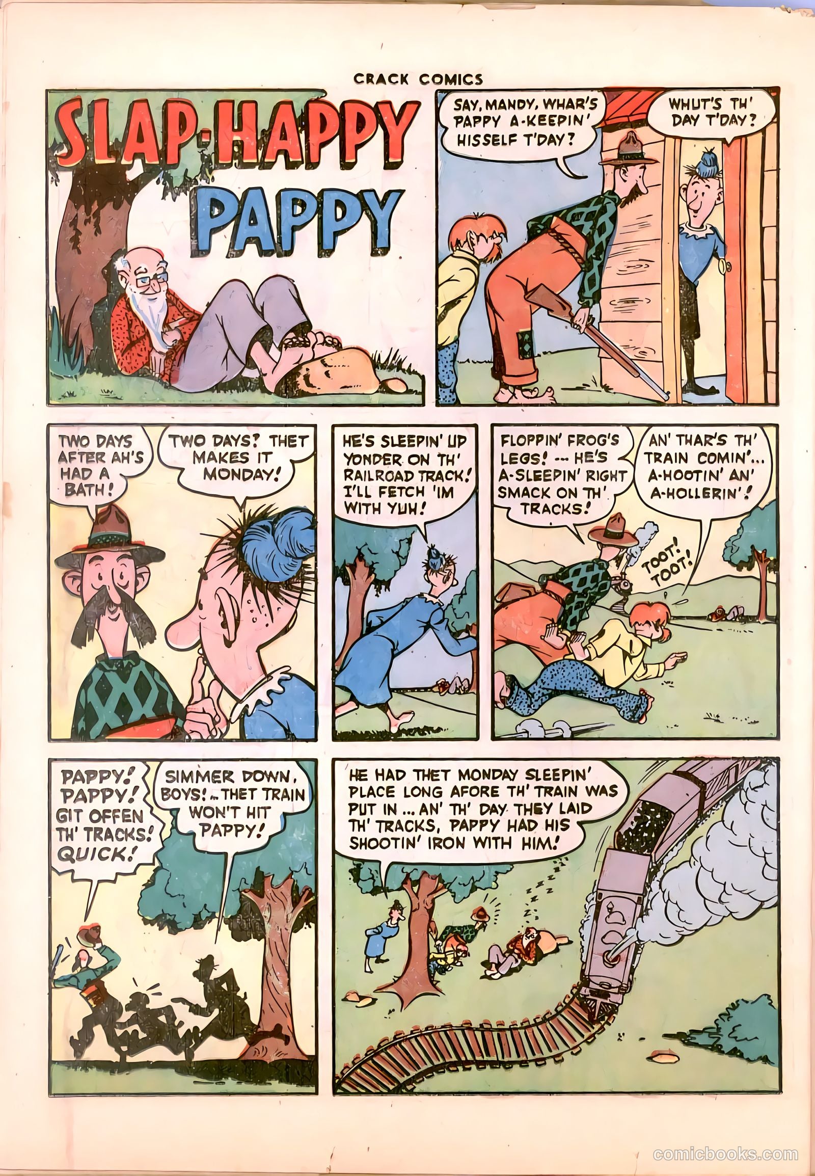 Crack Comics #43 (1946) — page 36