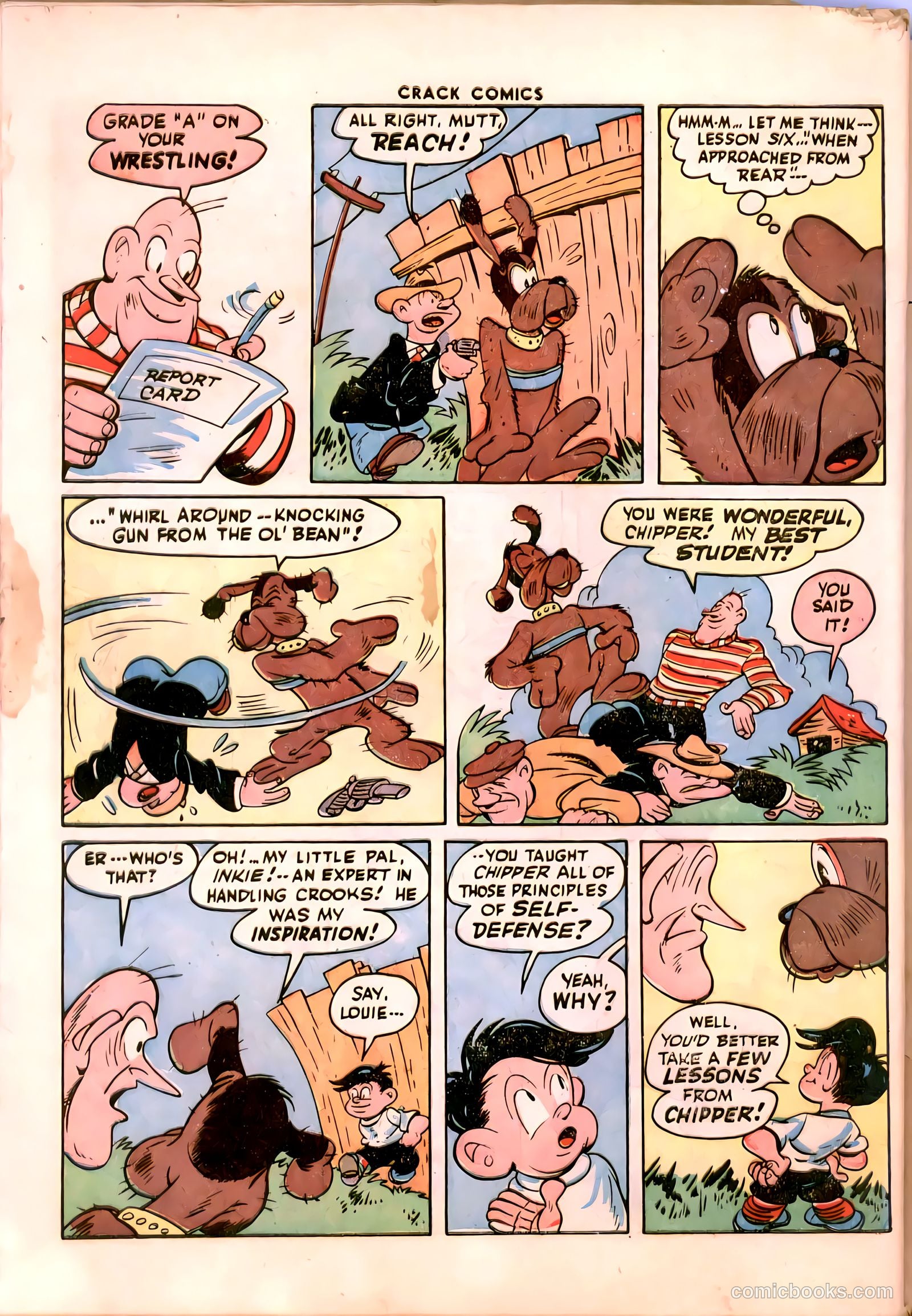 Crack Comics #43 (1946) — page 58
