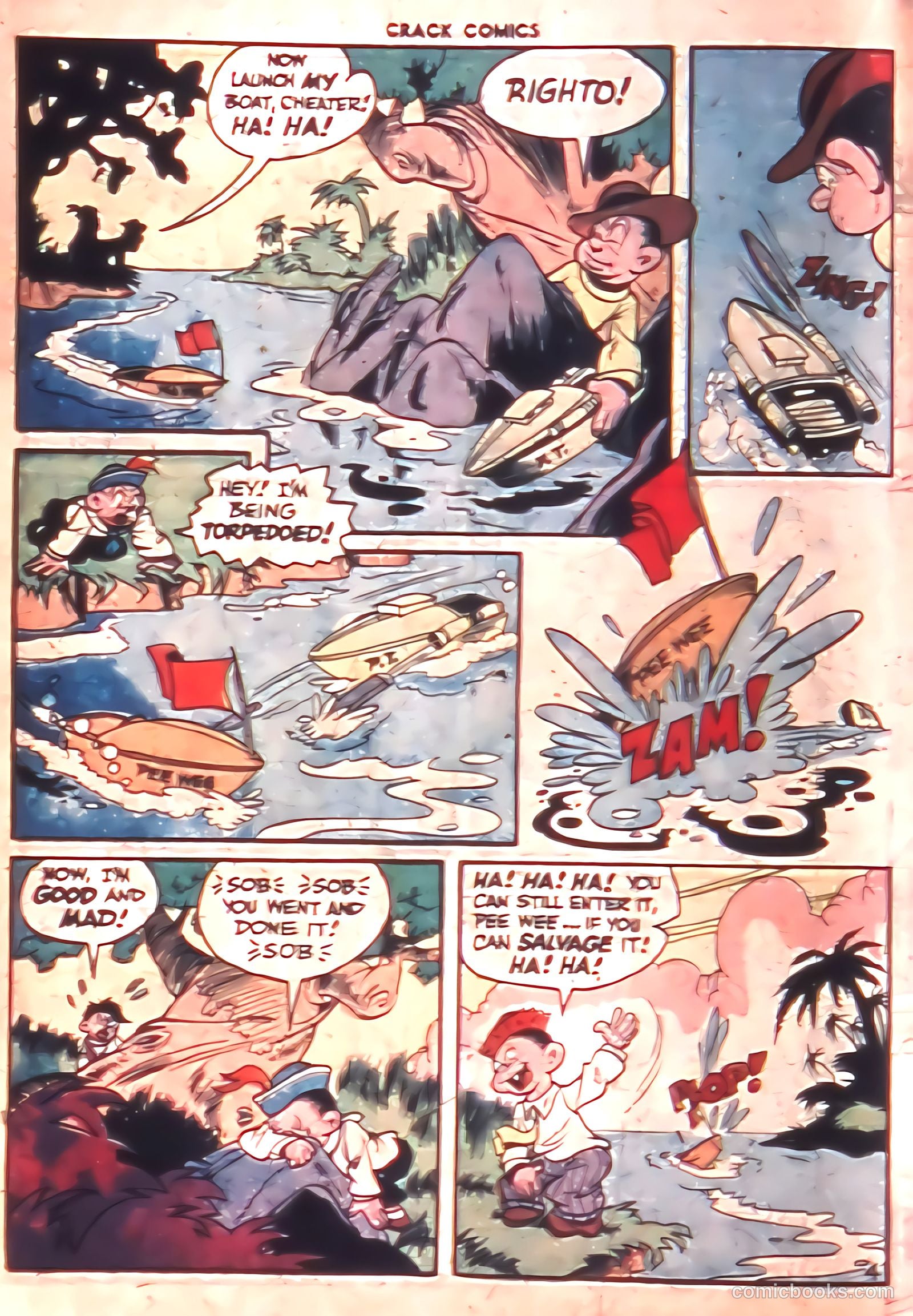 Crack Comics #44 (1946) — page 22