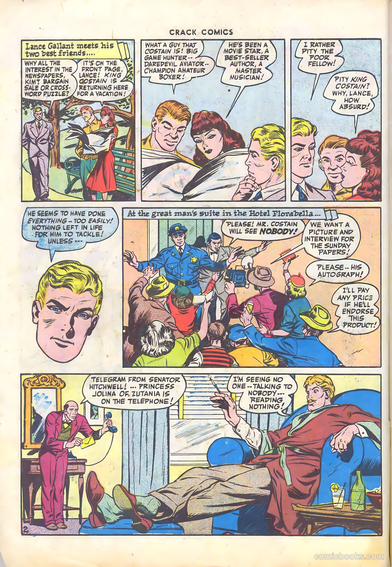 Crack Comics #45 (1946) — page 4