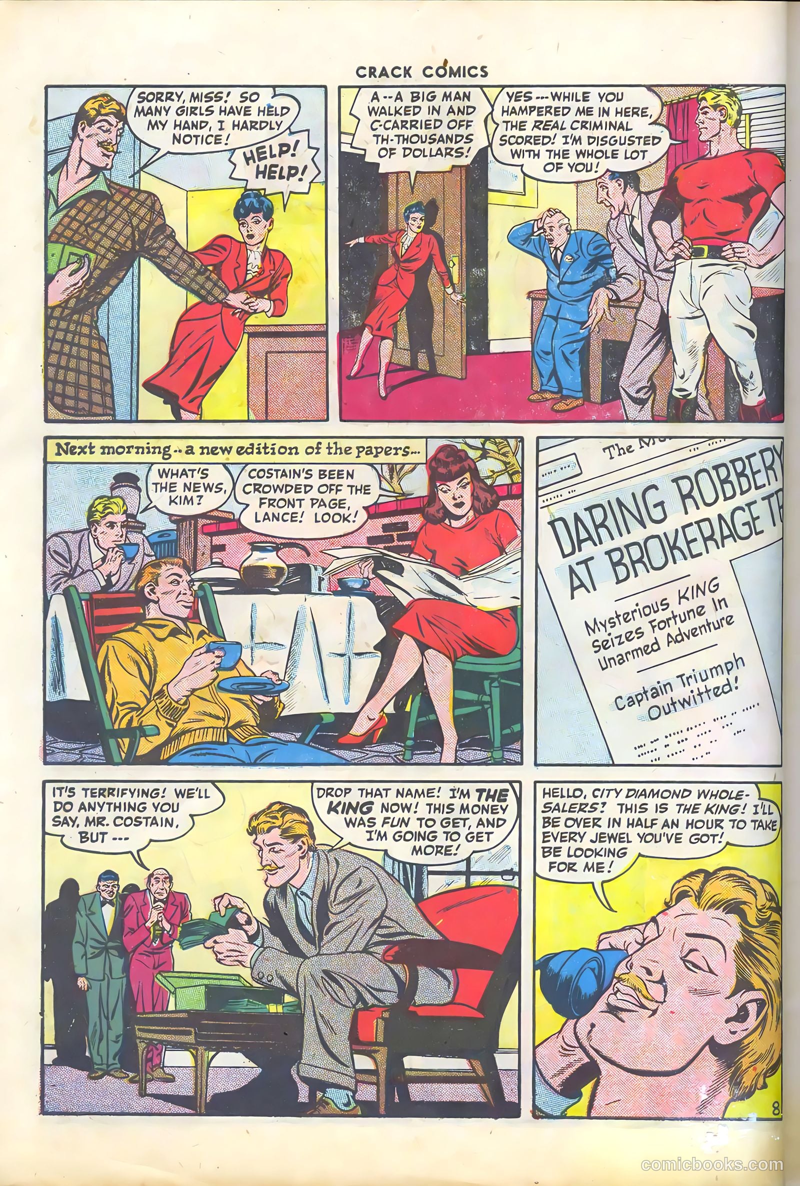 Crack Comics #45 (1946) — page 10