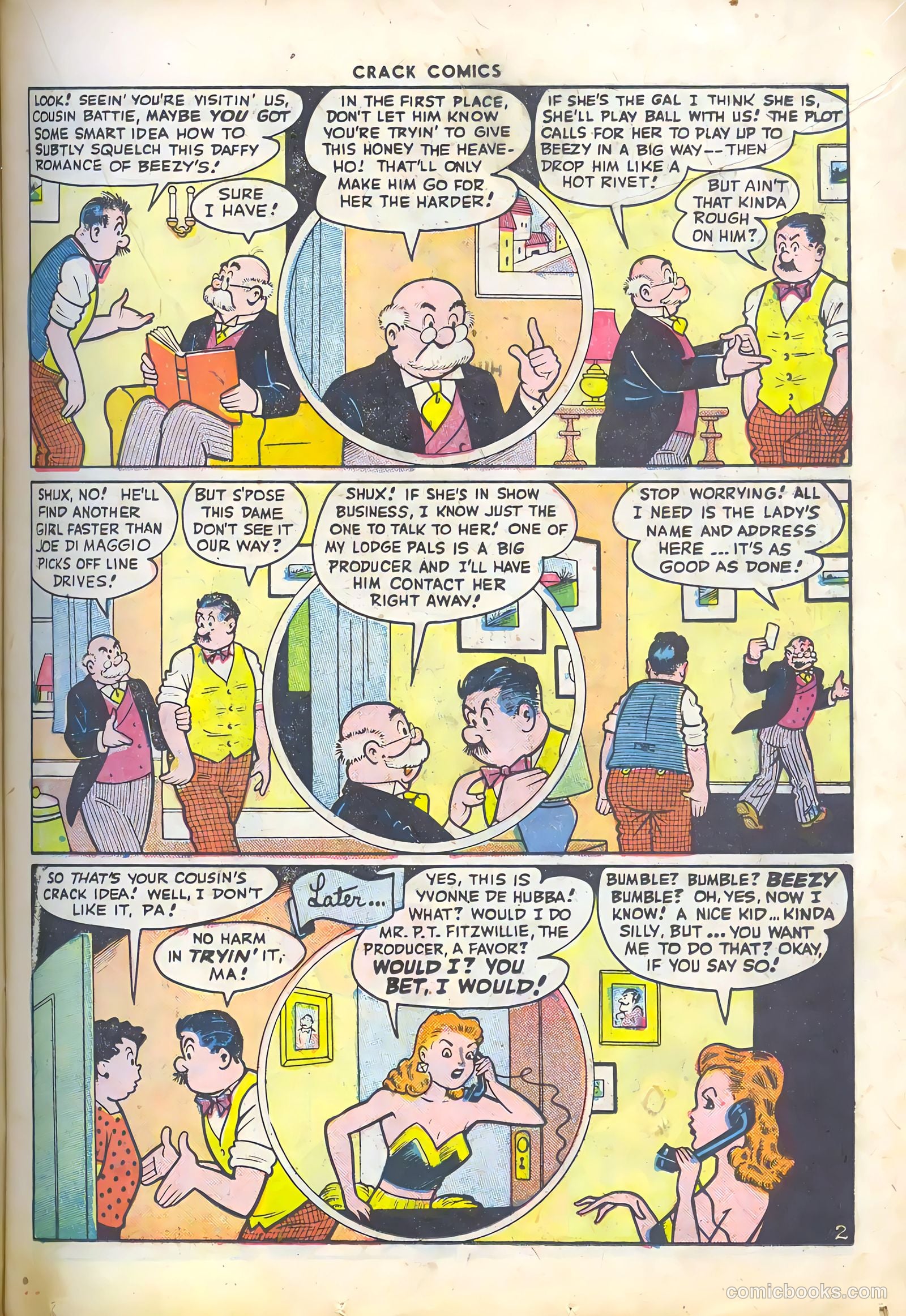Crack Comics #45 (1946) — page 19