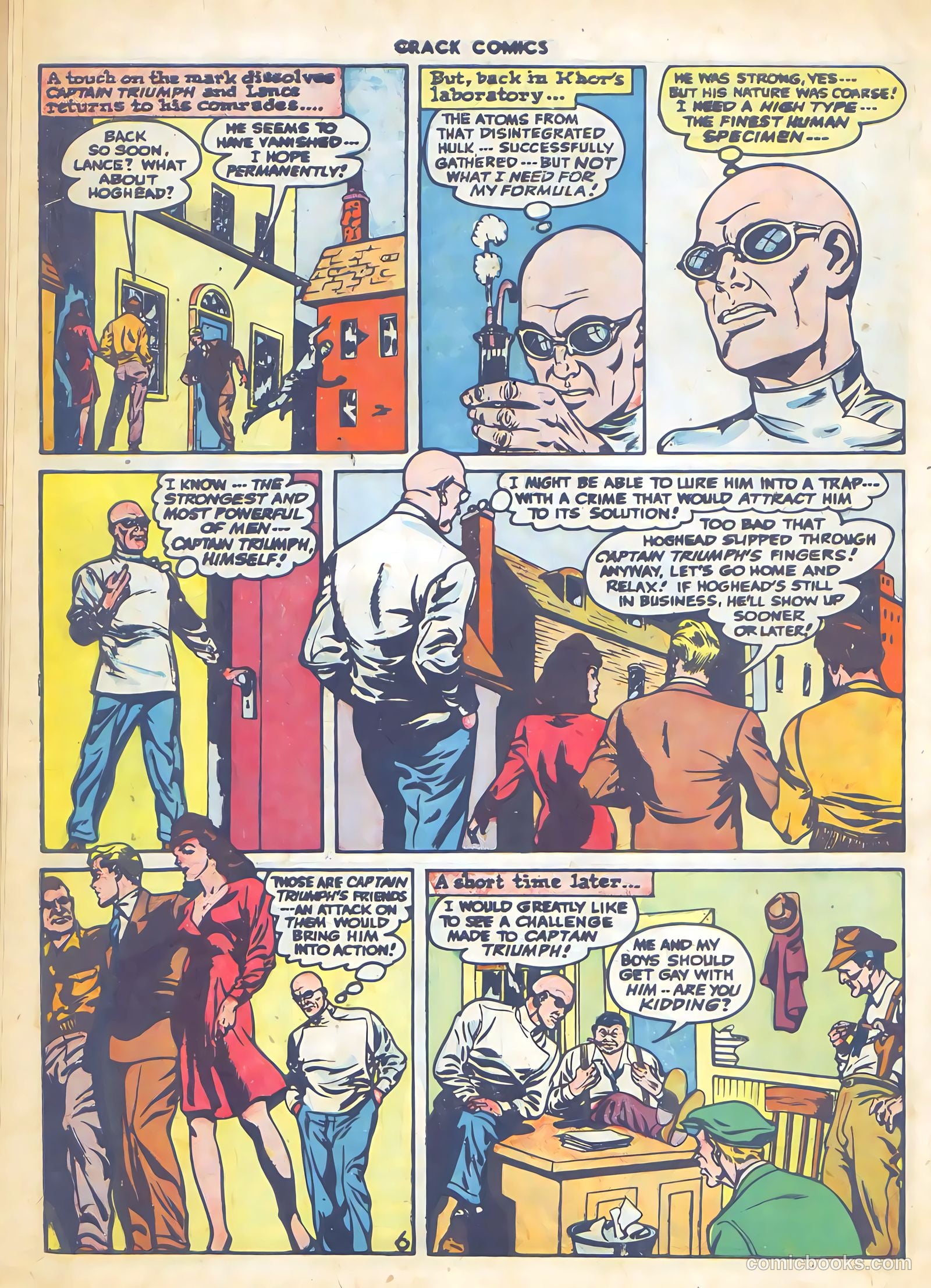 Crack Comics #47 (1947) — page 8
