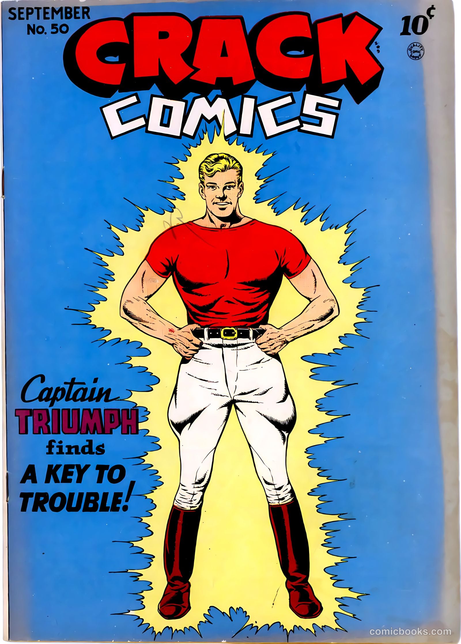 Crack Comics #50 (1947) — page 1