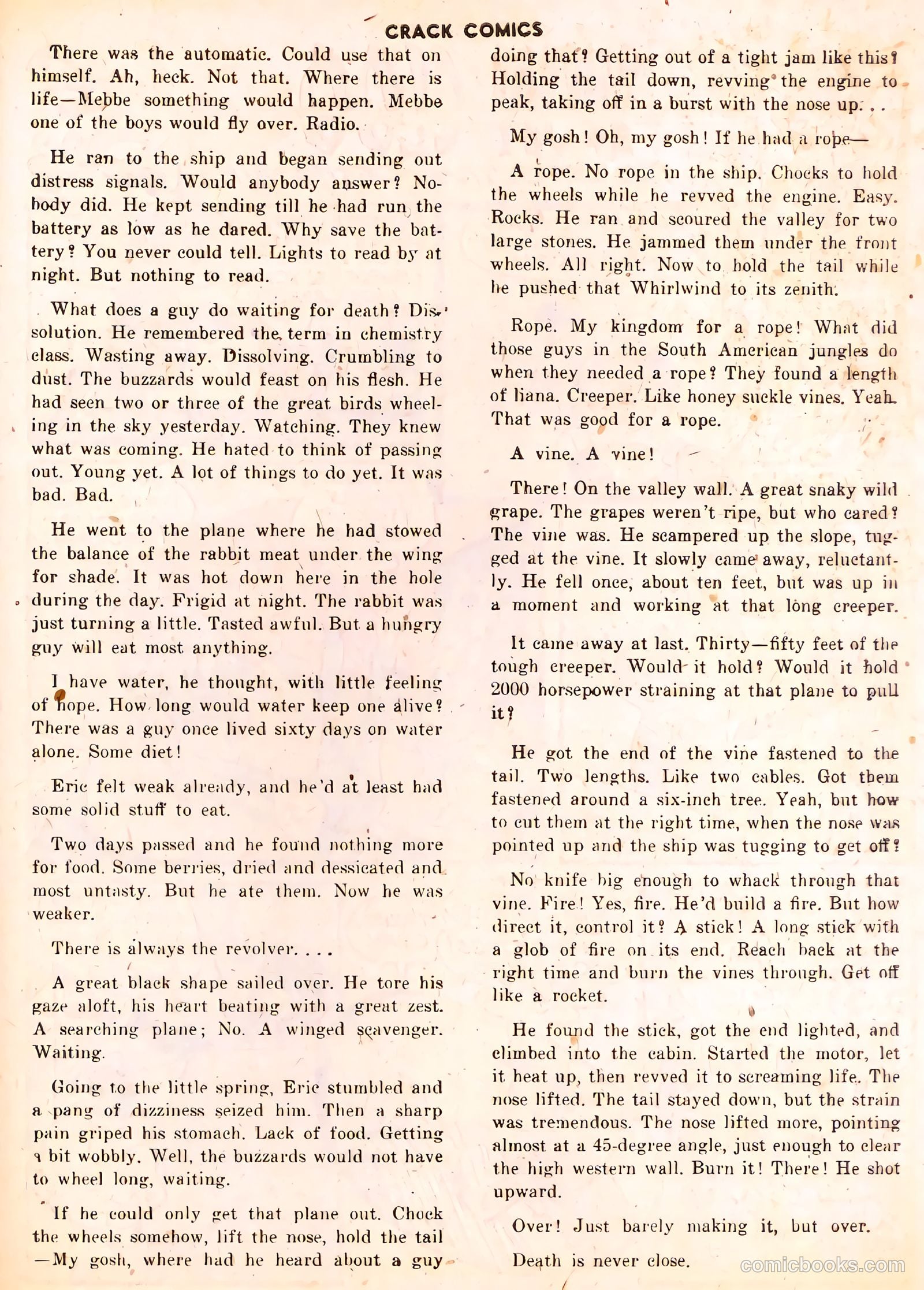 Crack Comics #50 (1947) — page 43