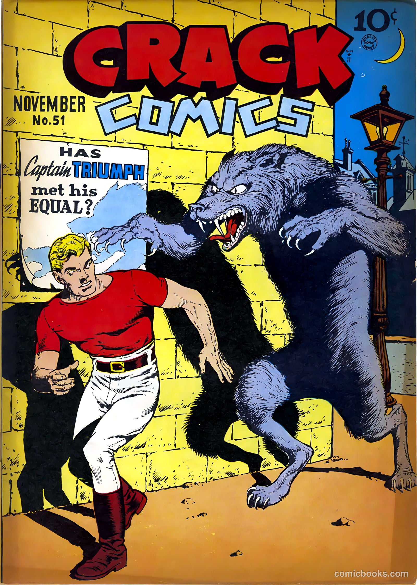 Crack Comics #51 (1947) — page 1