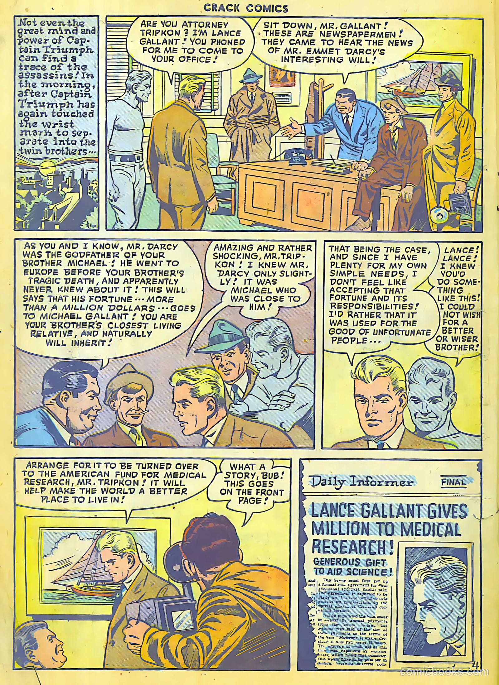 Crack Comics #53 (1948) — page 5 of 50