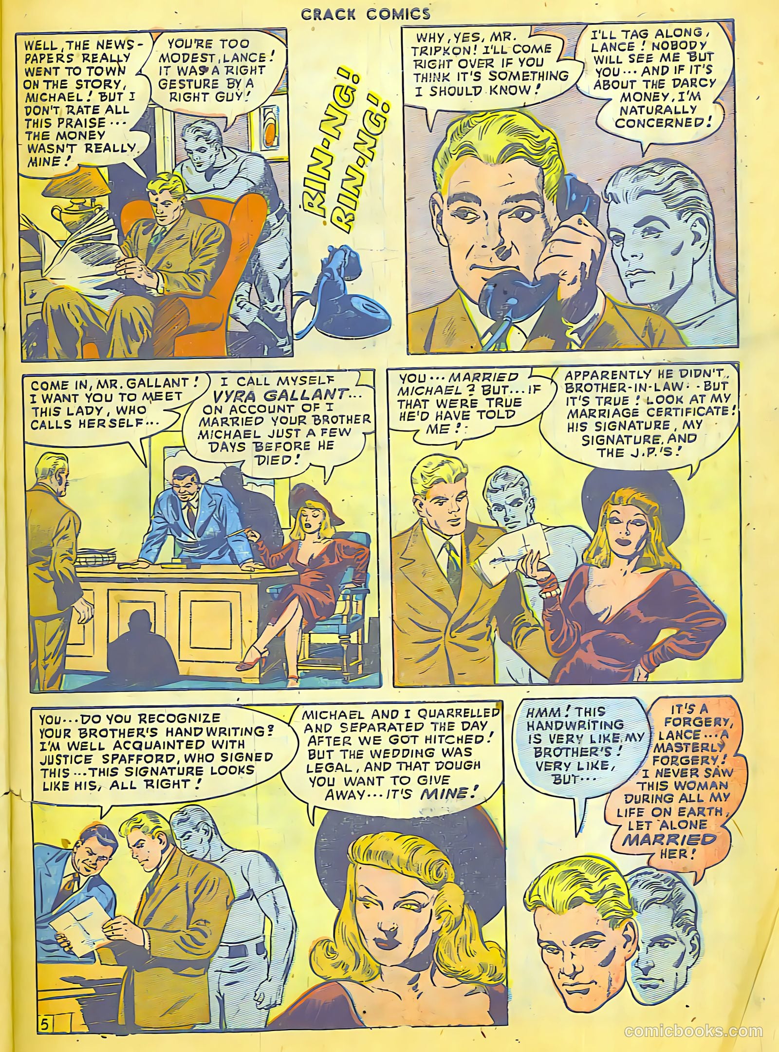 Crack Comics #53 (1948) — page 6 of 50