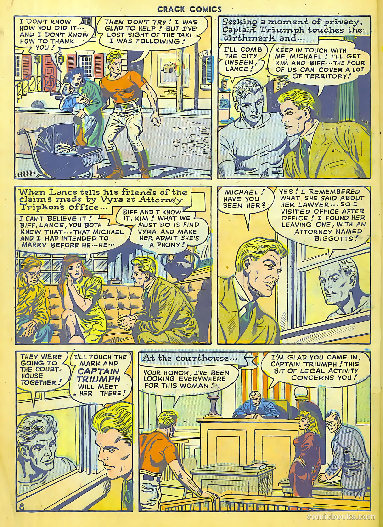 Crack Comics #53 (1948) — page 9 of 50