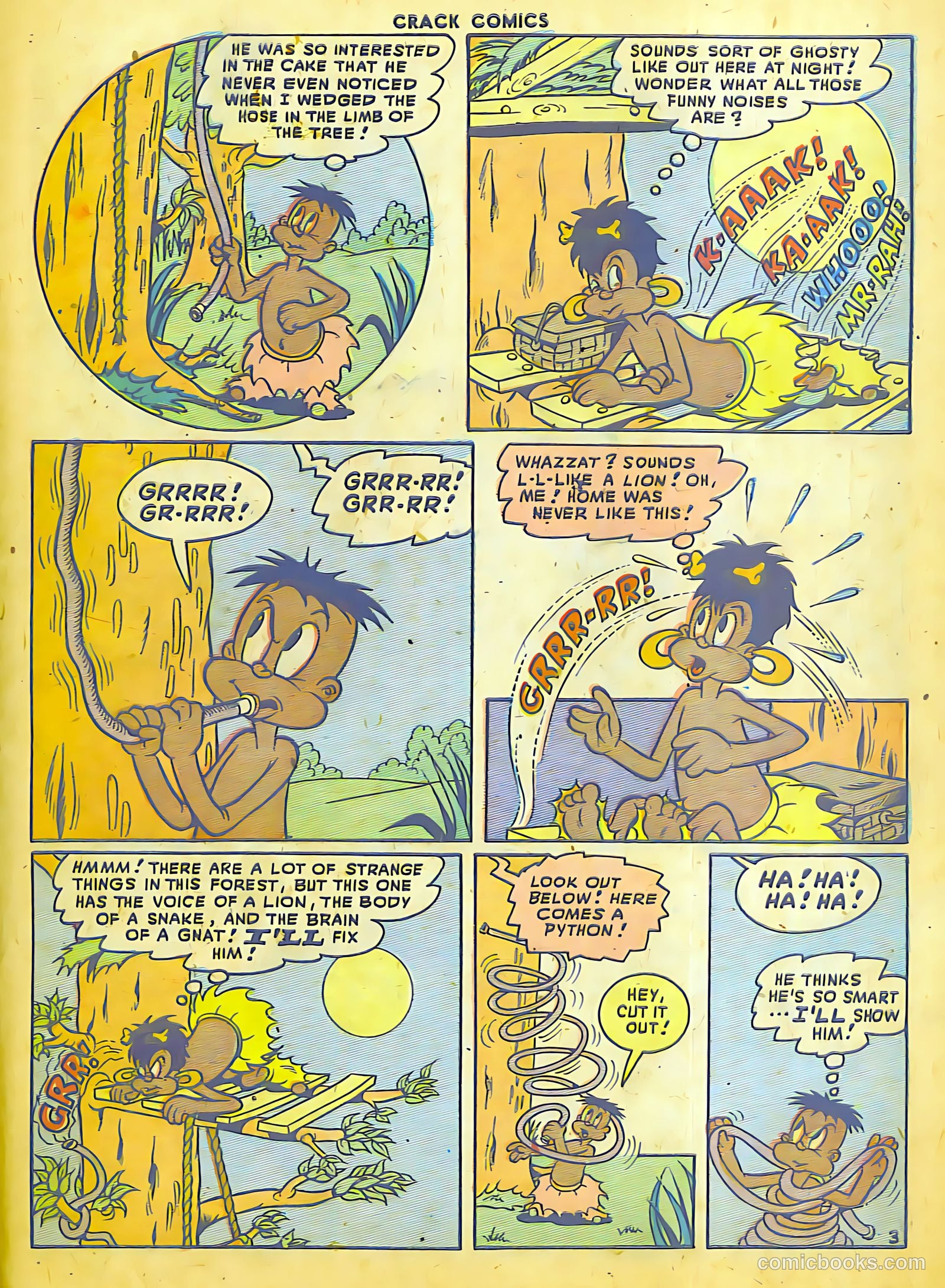 Crack Comics #53 (1948) — page 38 of 50