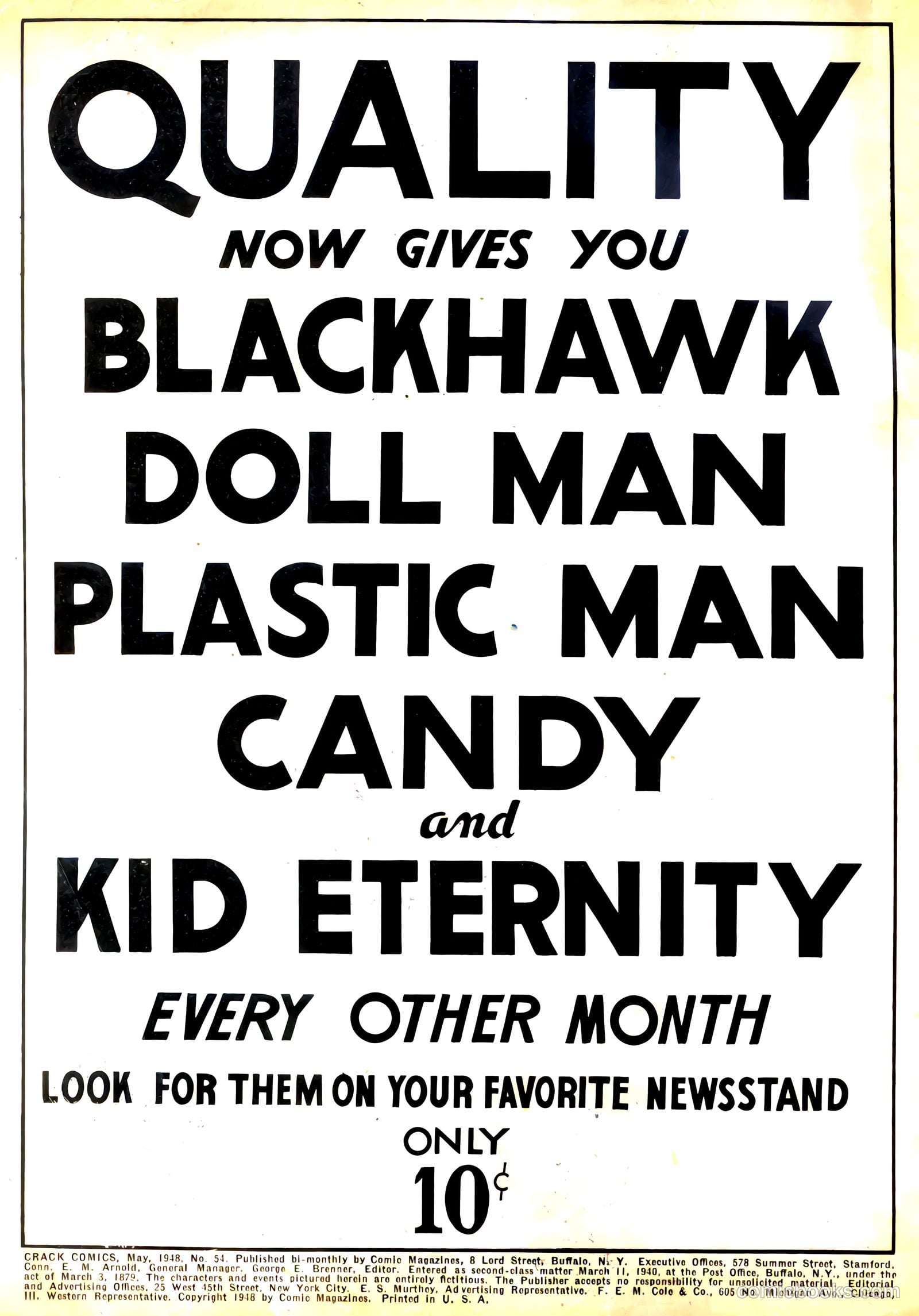 Crack Comics #54 (1948) — page 2