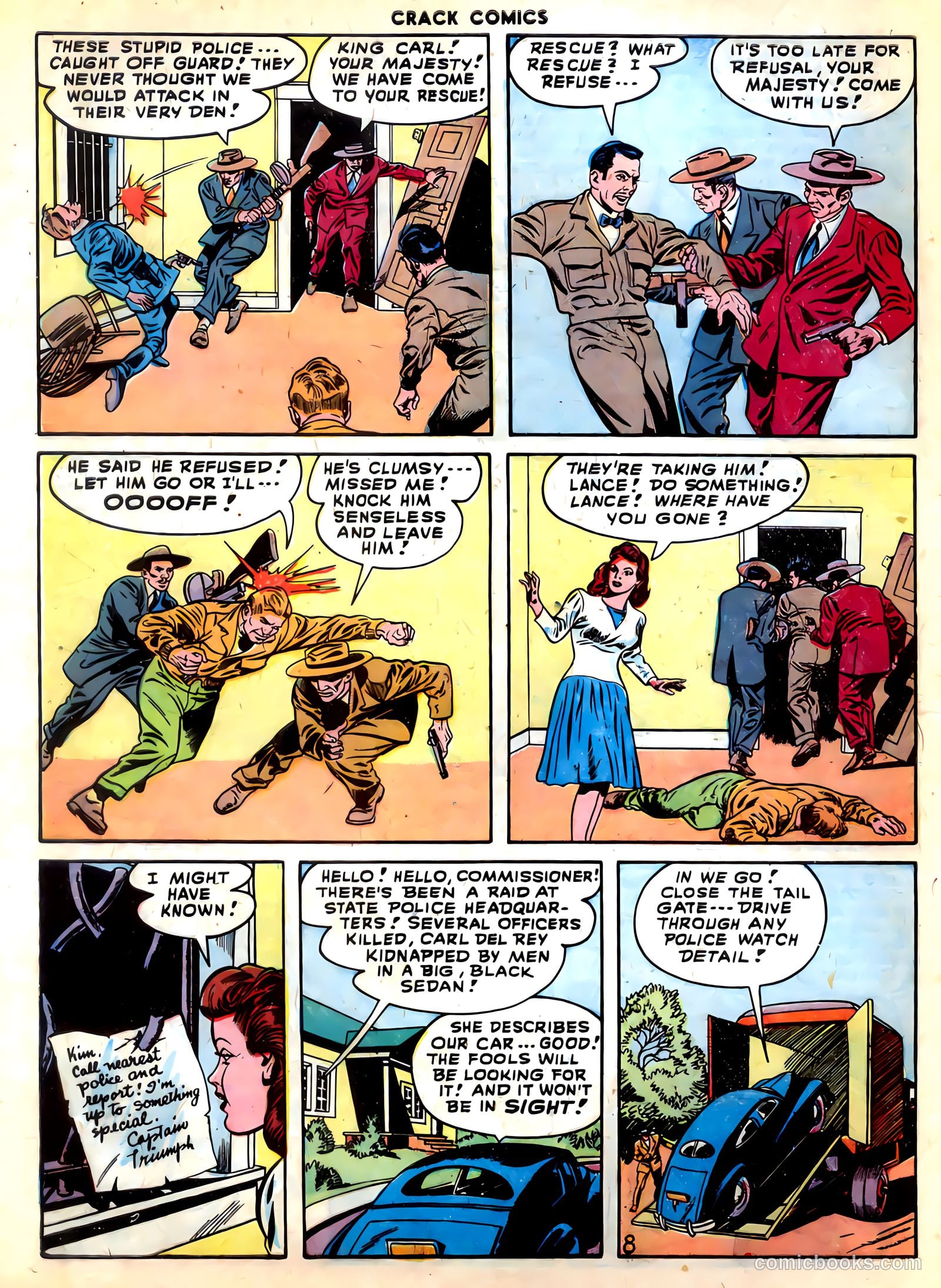 Crack Comics #54 (1948) — page 10