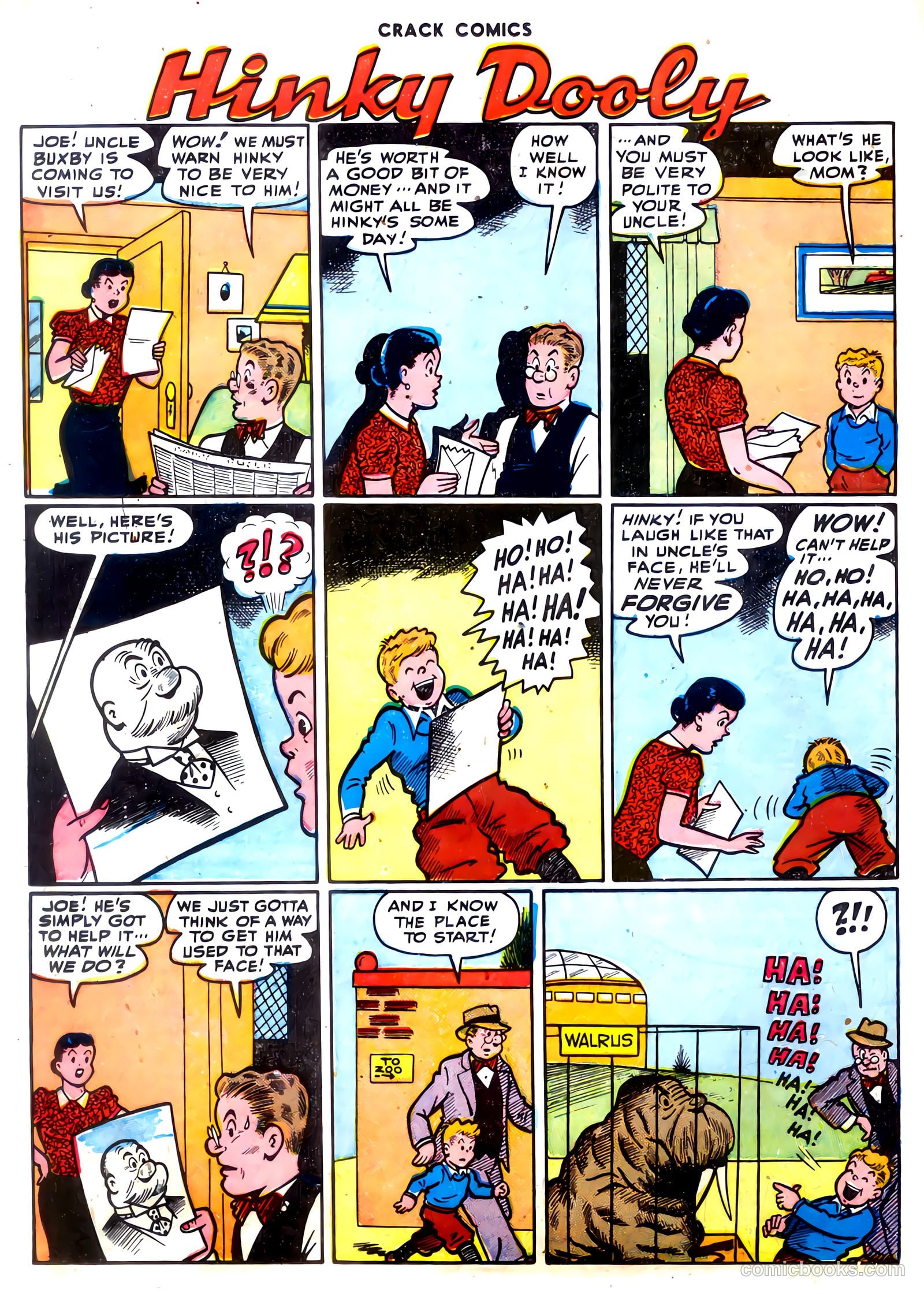 Crack Comics #54 (1948) — page 18