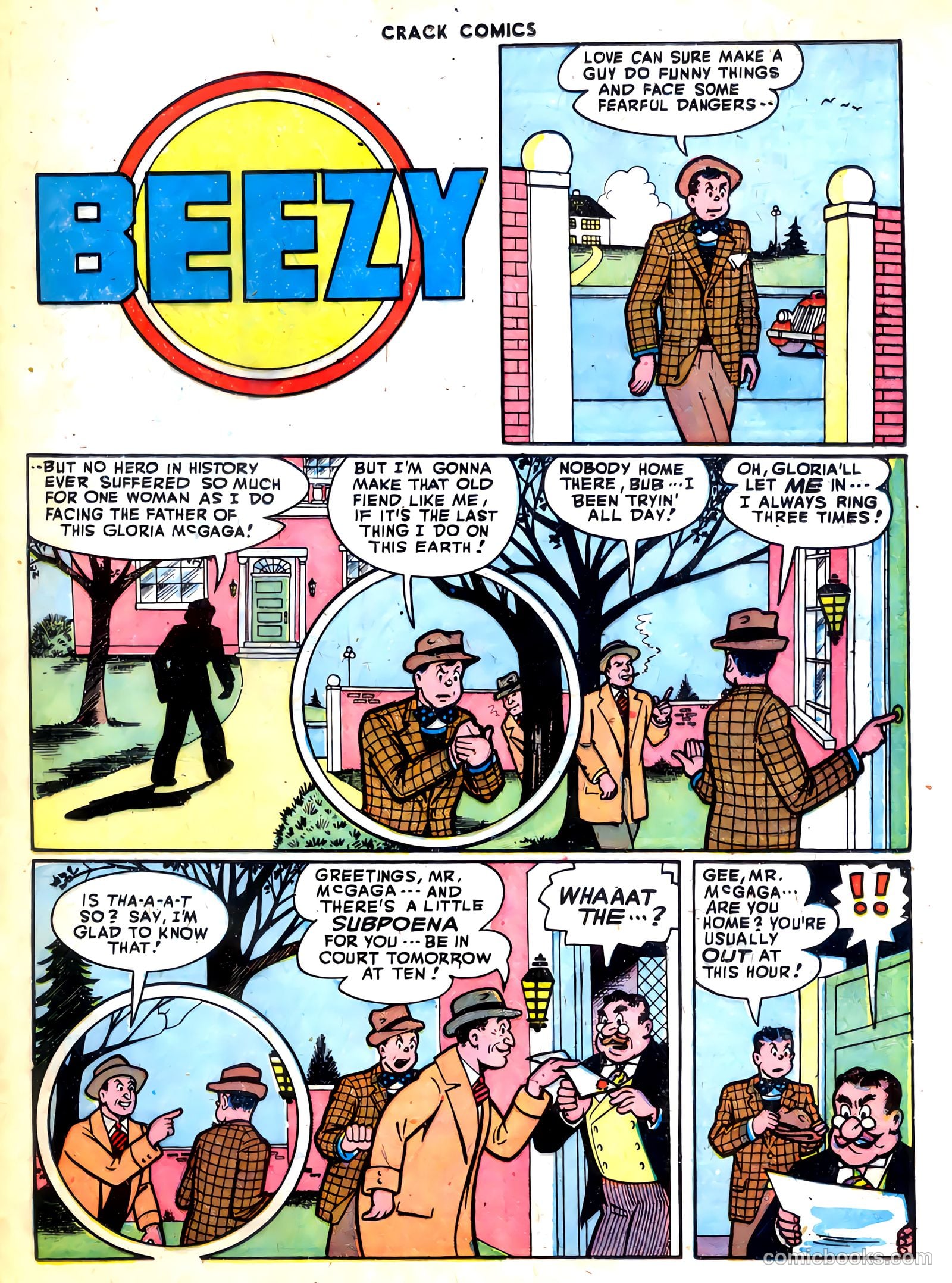Crack Comics #54 (1948) — page 37