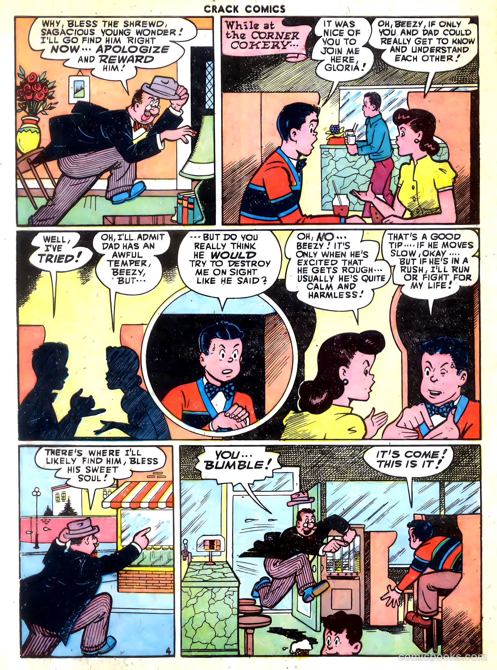 Crack Comics #54 (1948) — page 40
