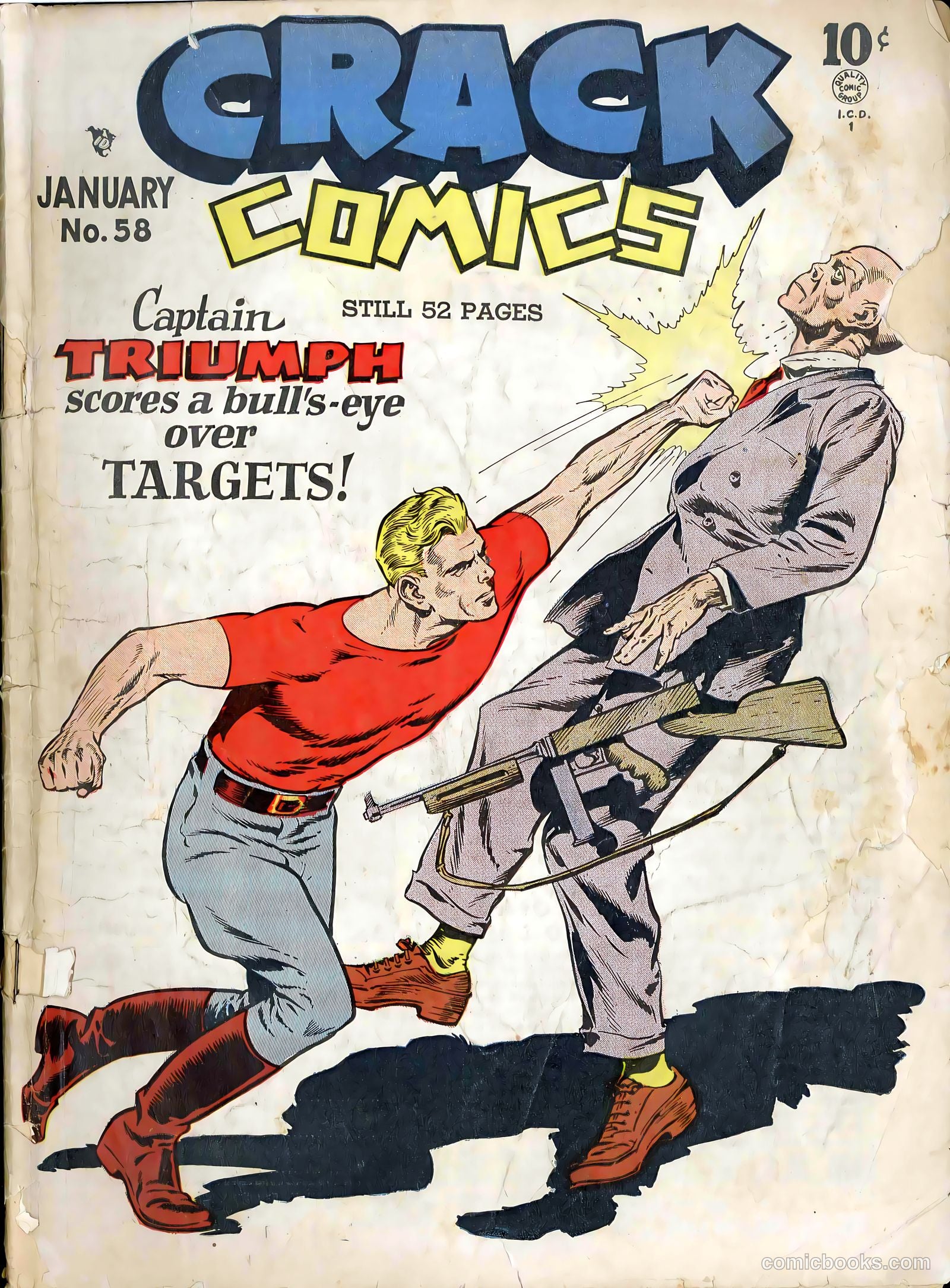 Crack Comics #58 (1949) — page 1