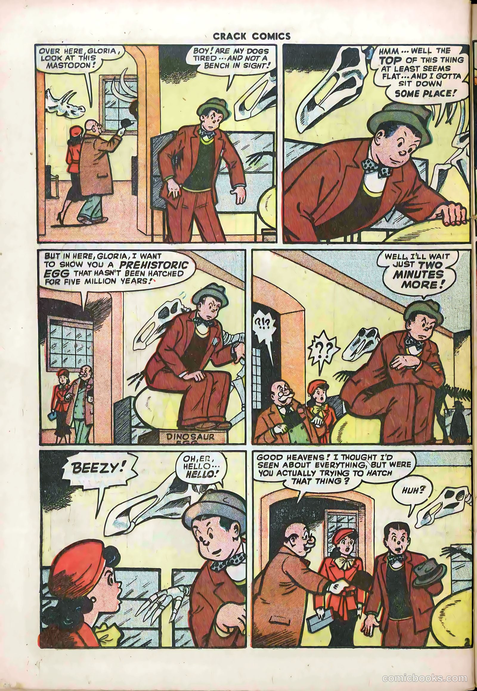 Crack Comics #58 (1949) — page 38