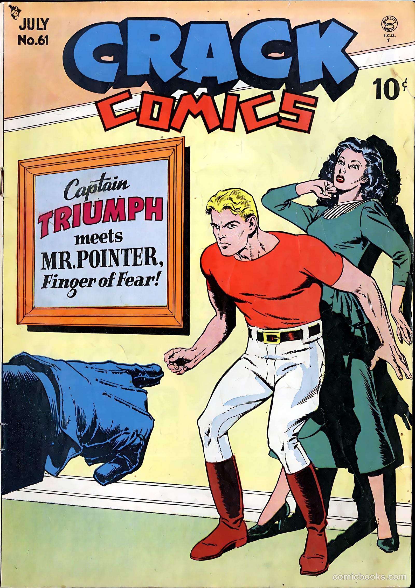 Crack Comics #61 (1949) — page 1