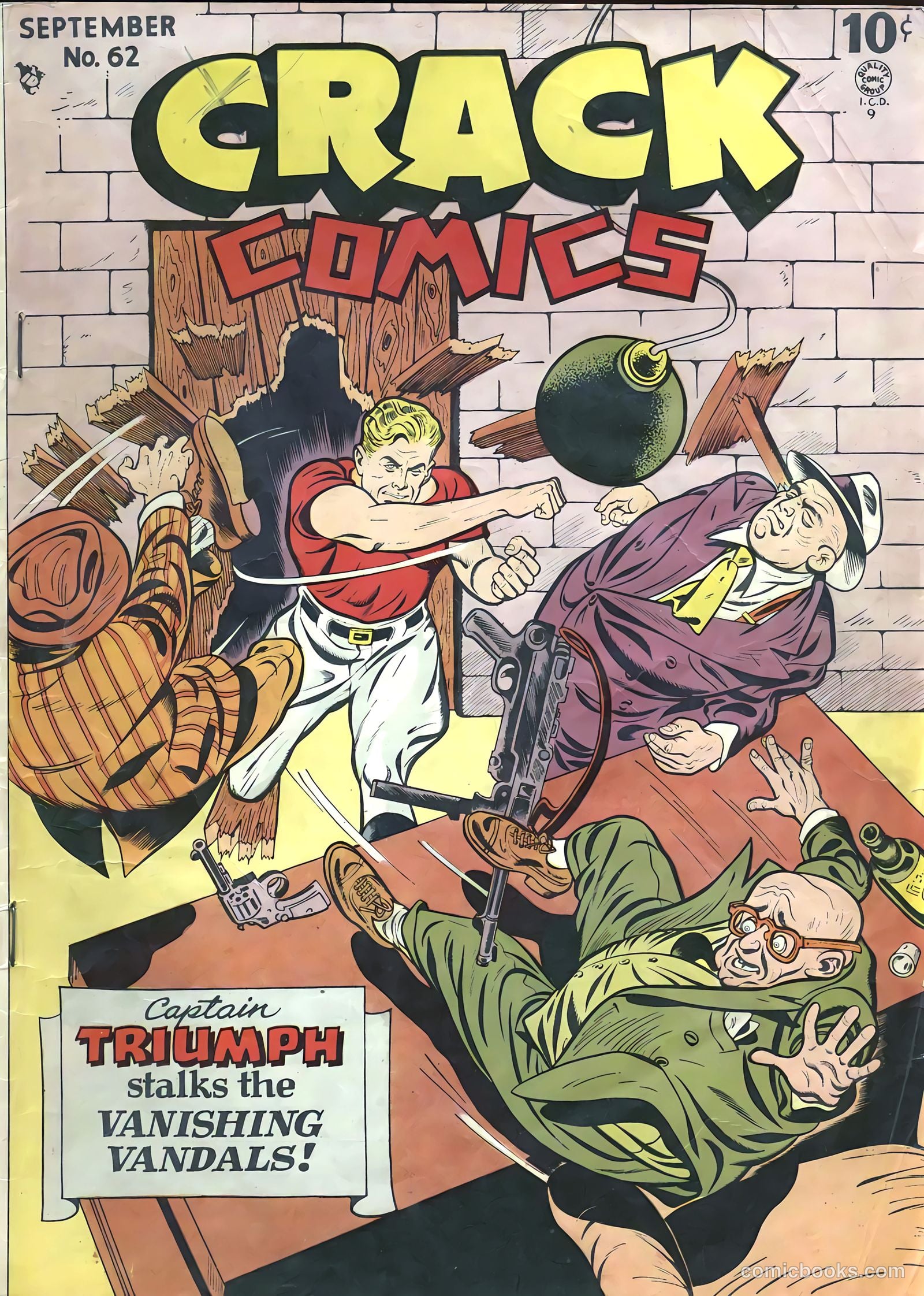 Crack Comics #62 (1949) — page 1