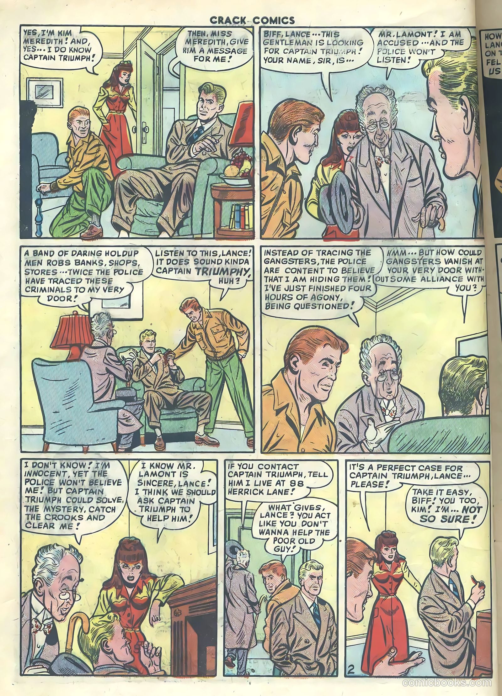 Crack Comics #62 (1949) — page 4