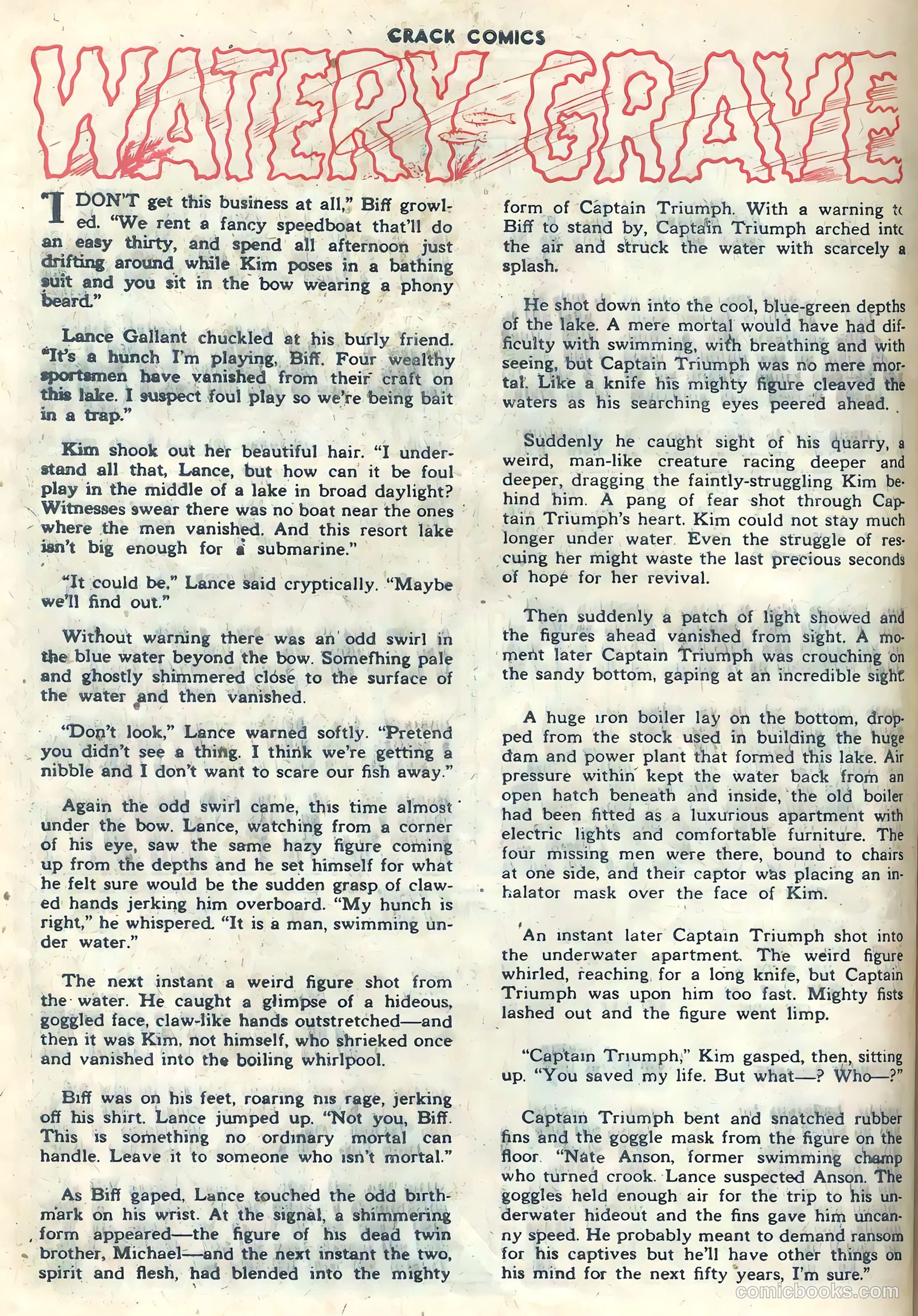 Crack Comics #62 (1949) — page 28