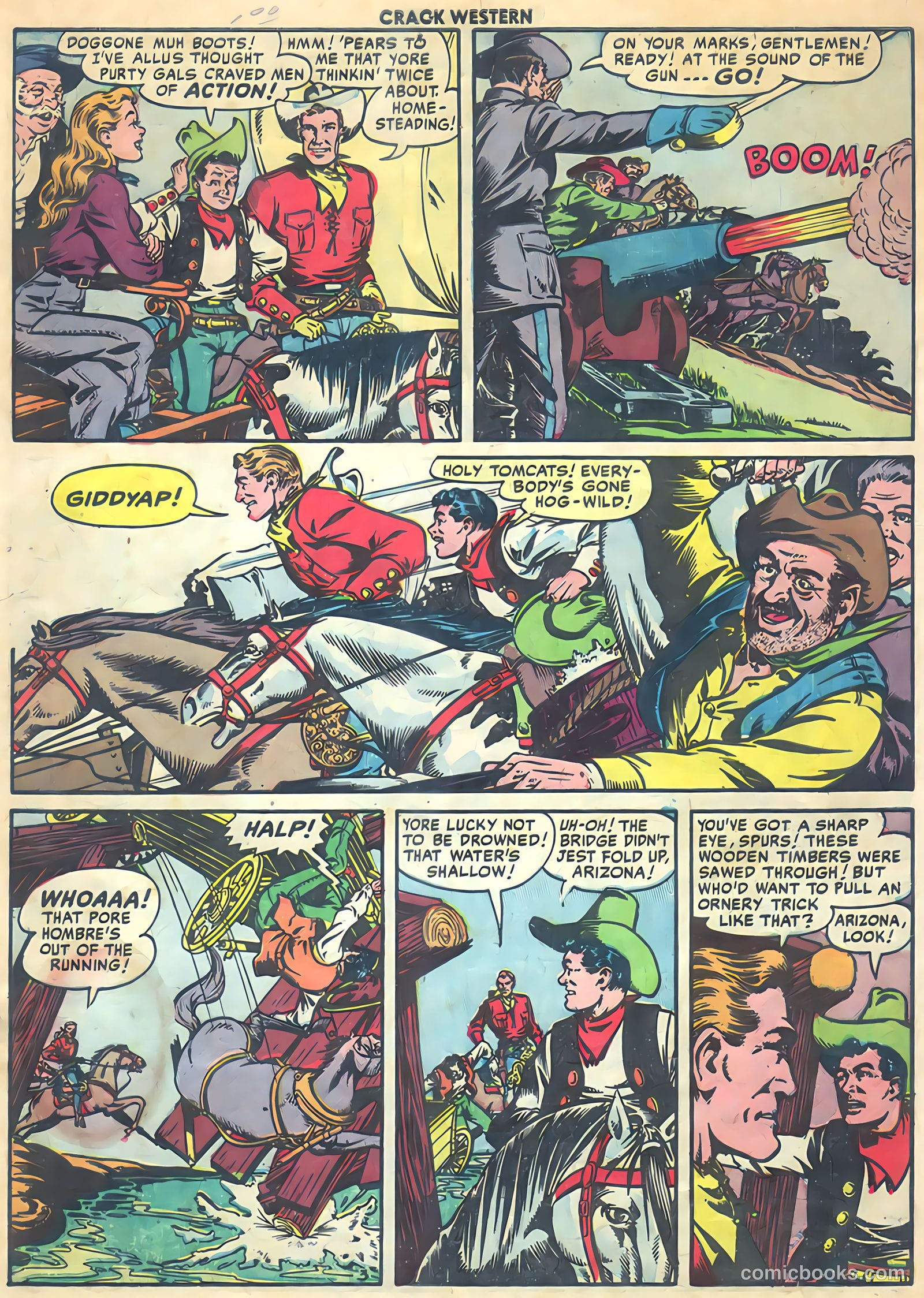 Crack Western #73 (1951) — page 2 of 45