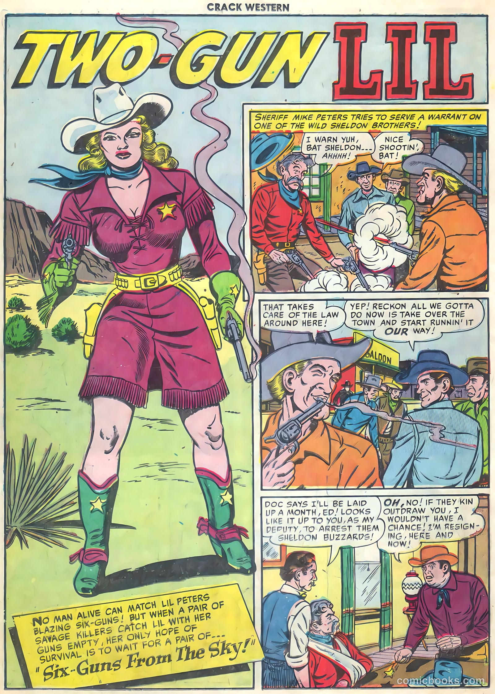 Crack Western #73 (1951) — page 23 of 45