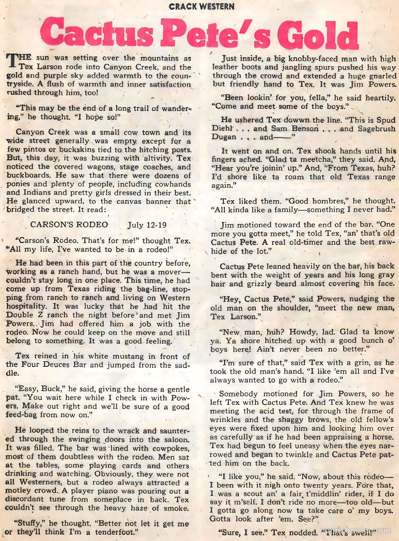 Crack Western #73 (1951) — page 37 of 45