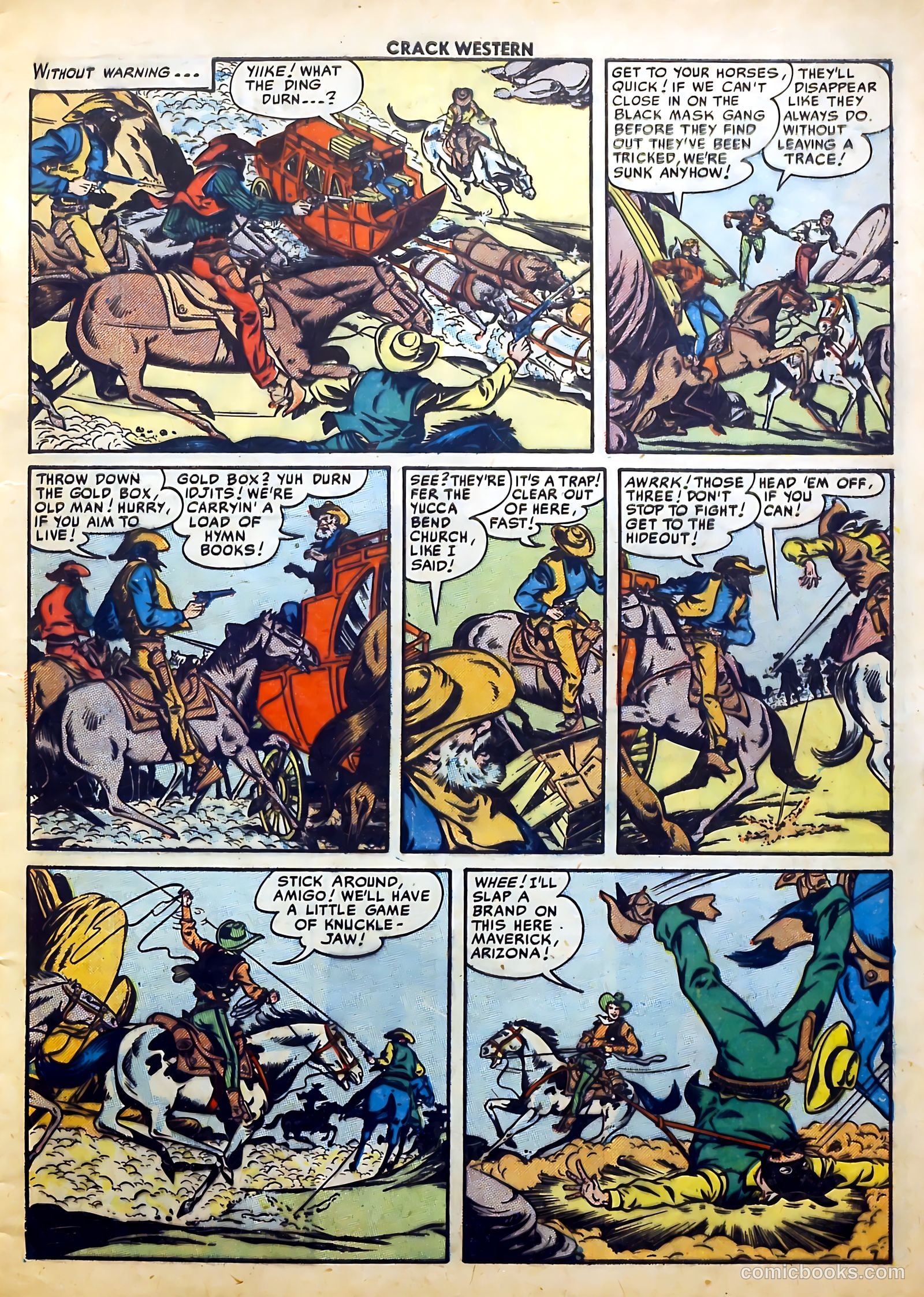 Crack Western #74 (1951) — page 9 of 37