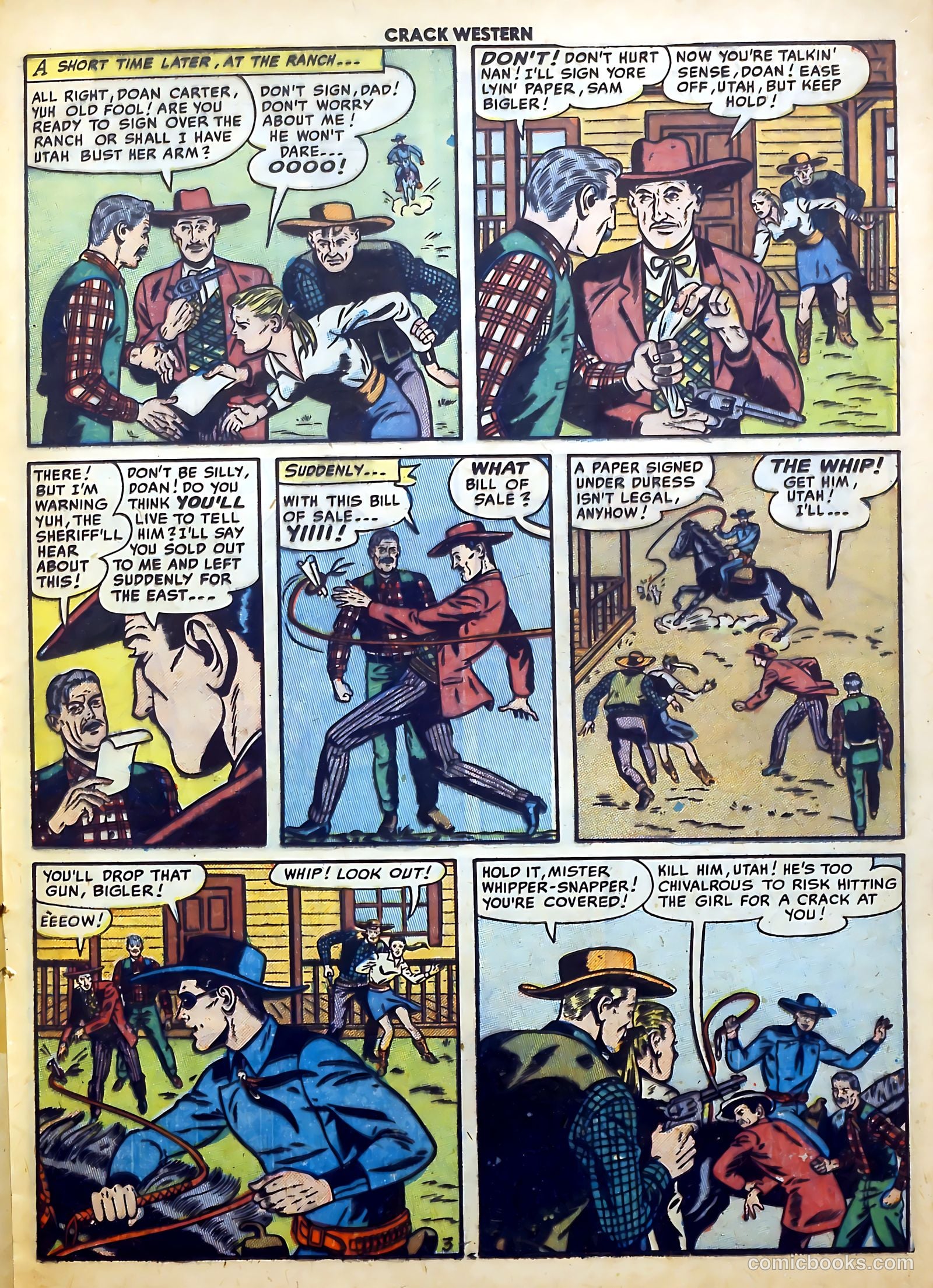 Crack Western #74 (1951) — page 21 of 37