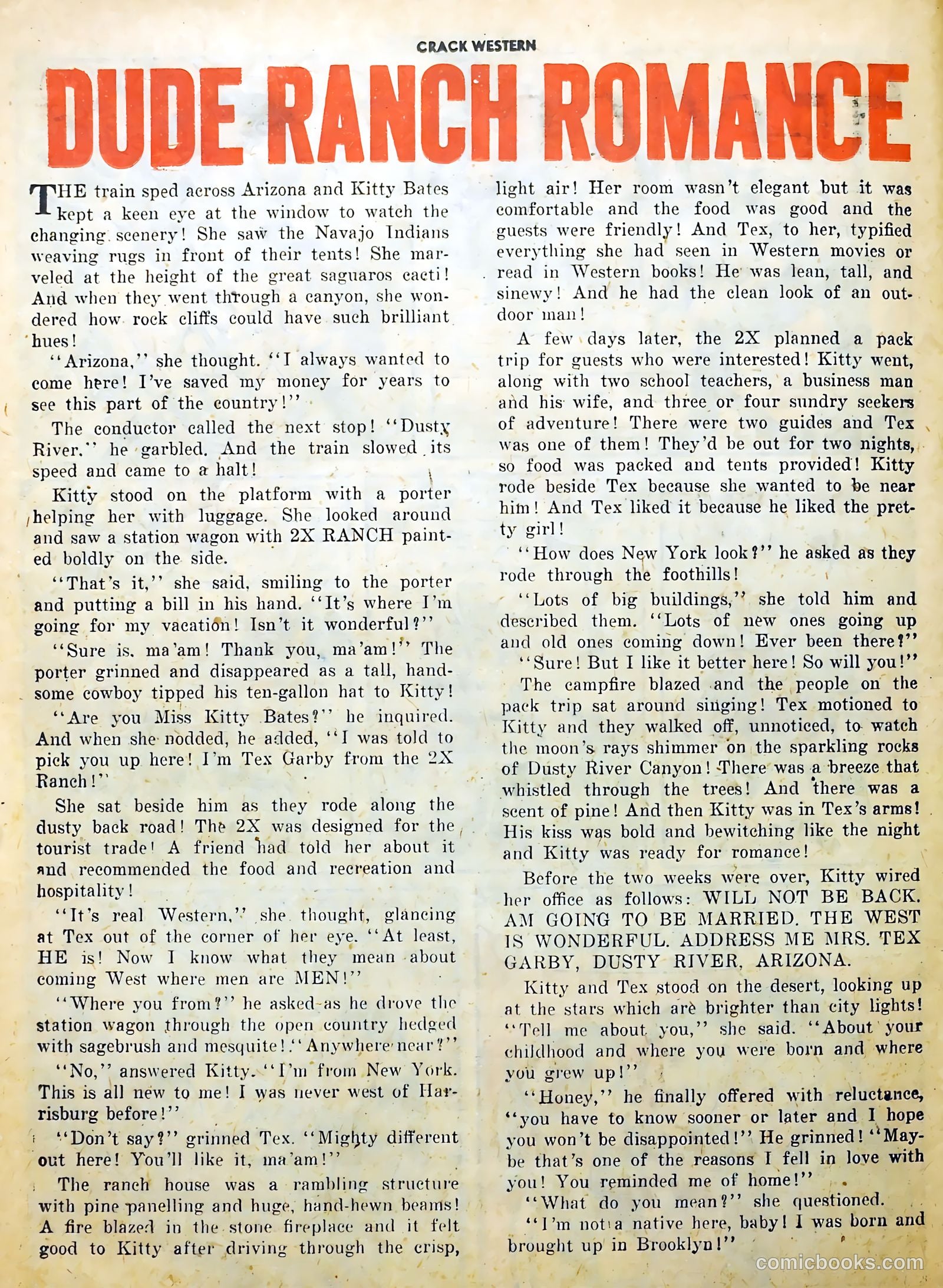 Crack Western #74 (1951) — page 26 of 37