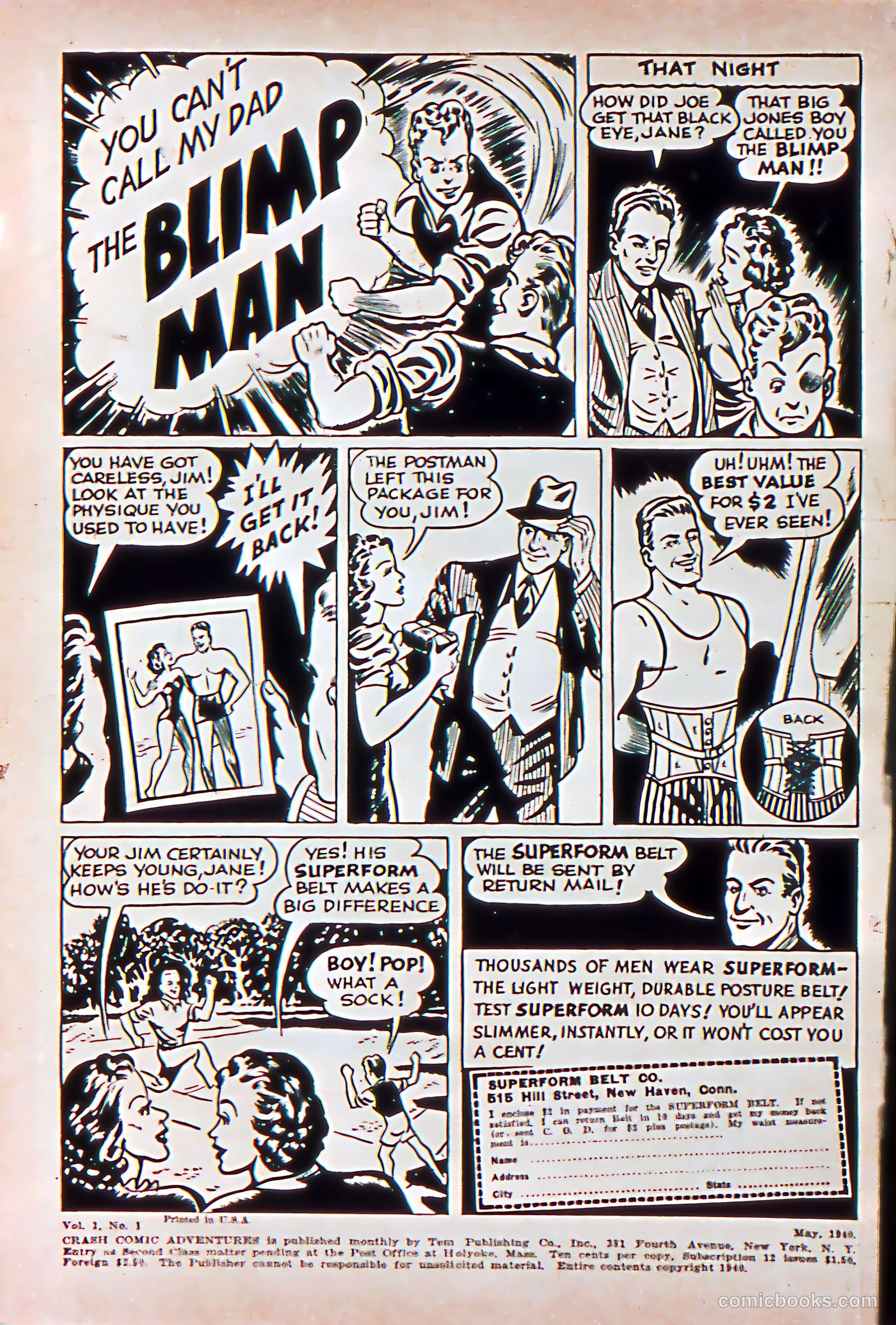 Crash Comics #1 (1948, Rayburn Productions) — page 2 of 68